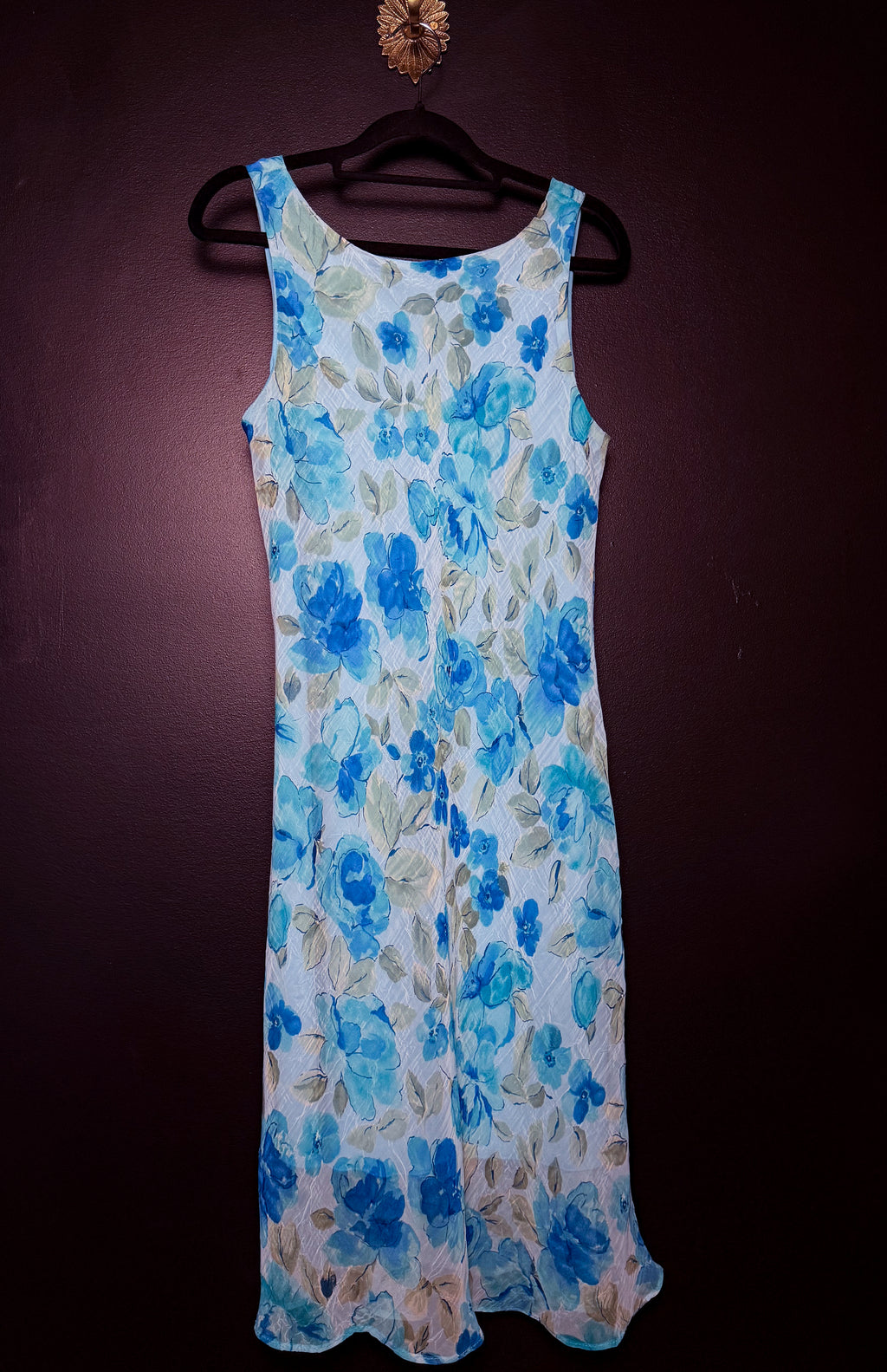 Vestido floral azul de Patsy