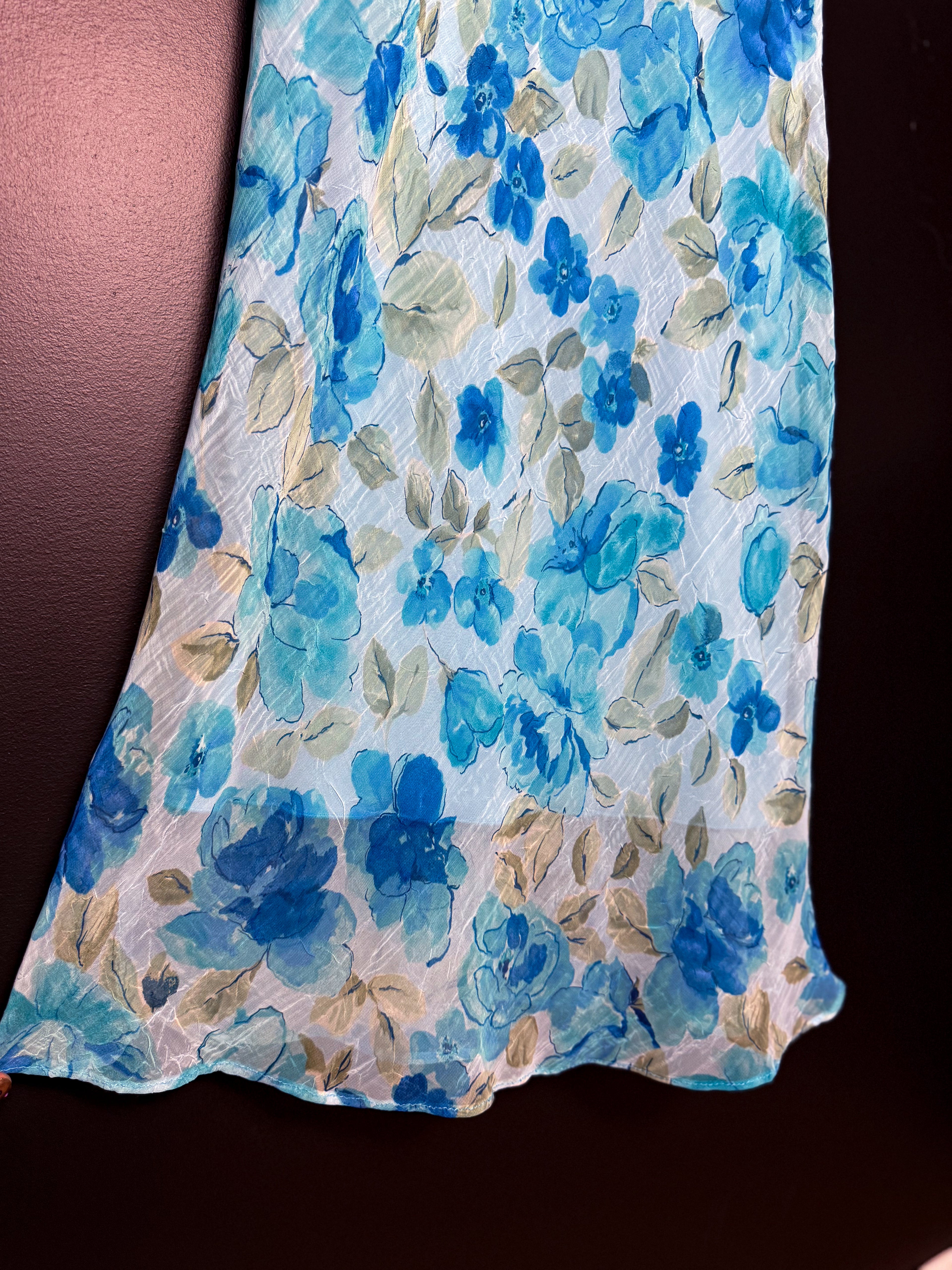 Patsy's Blue Floral Dress