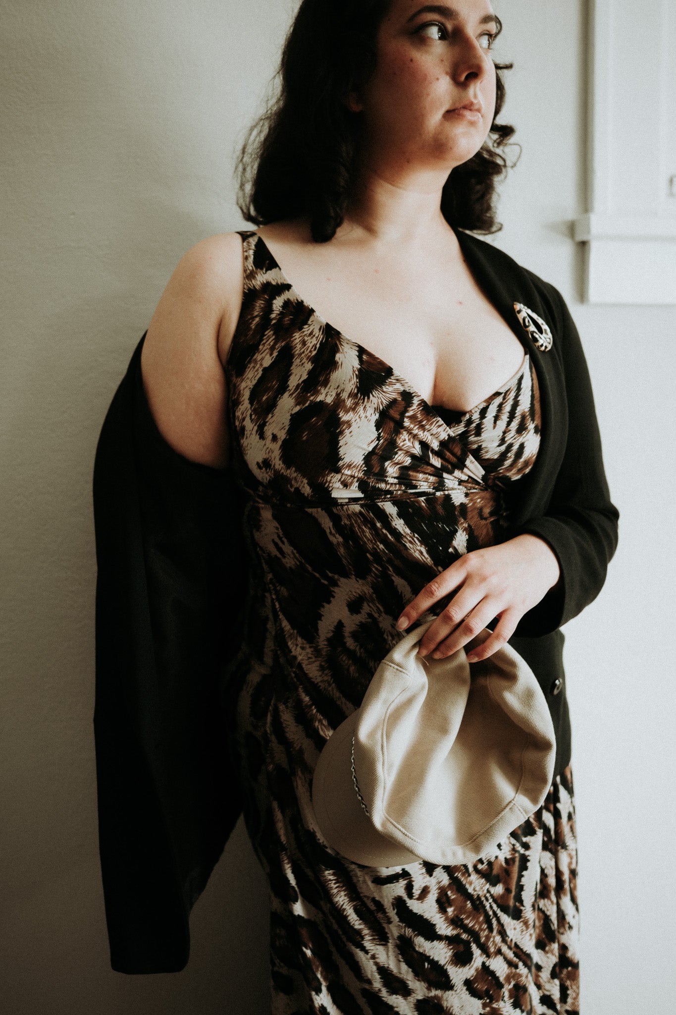 Bodycon Leopard Maxi Dress