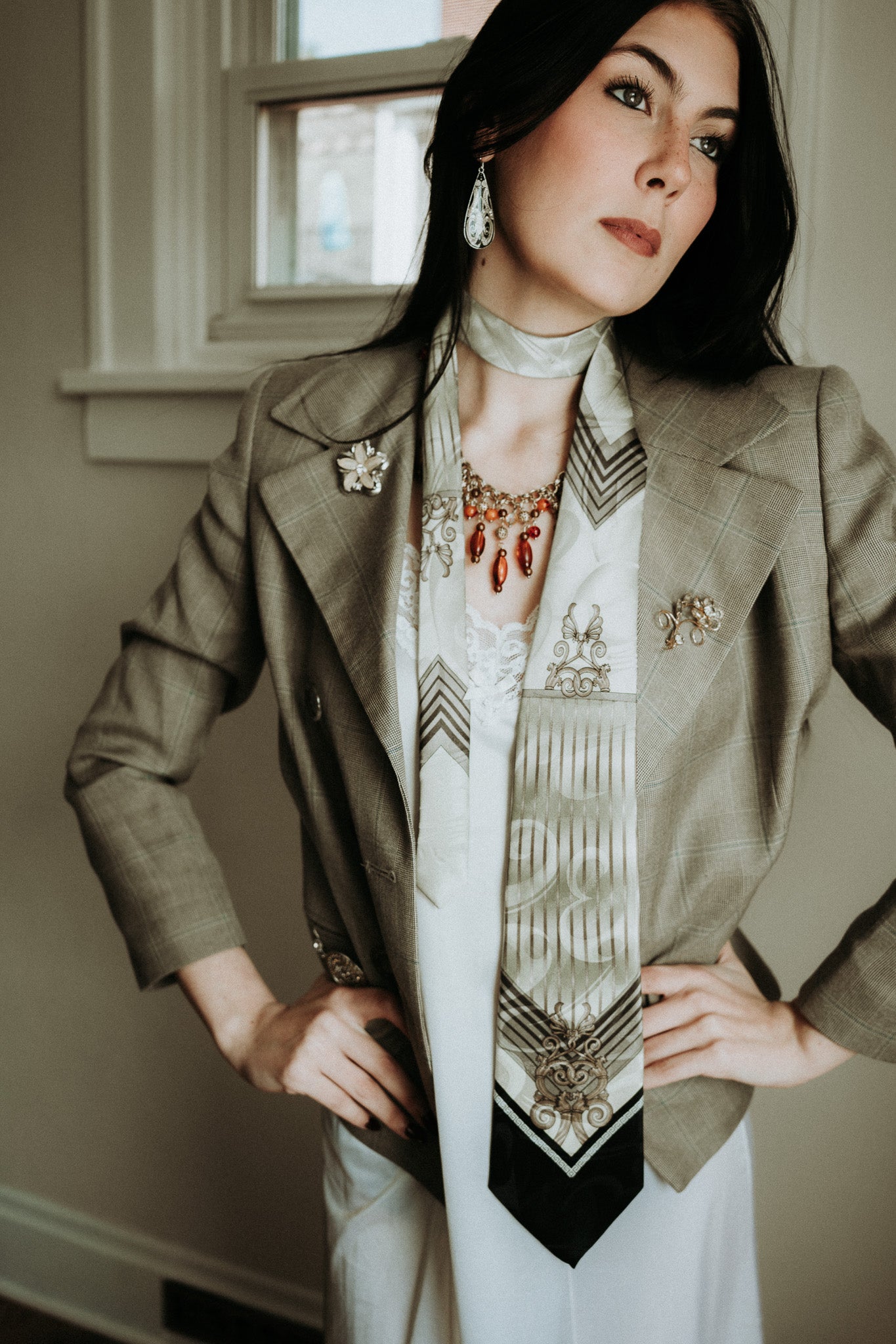 Ren's Spring Brooched Out Blazer