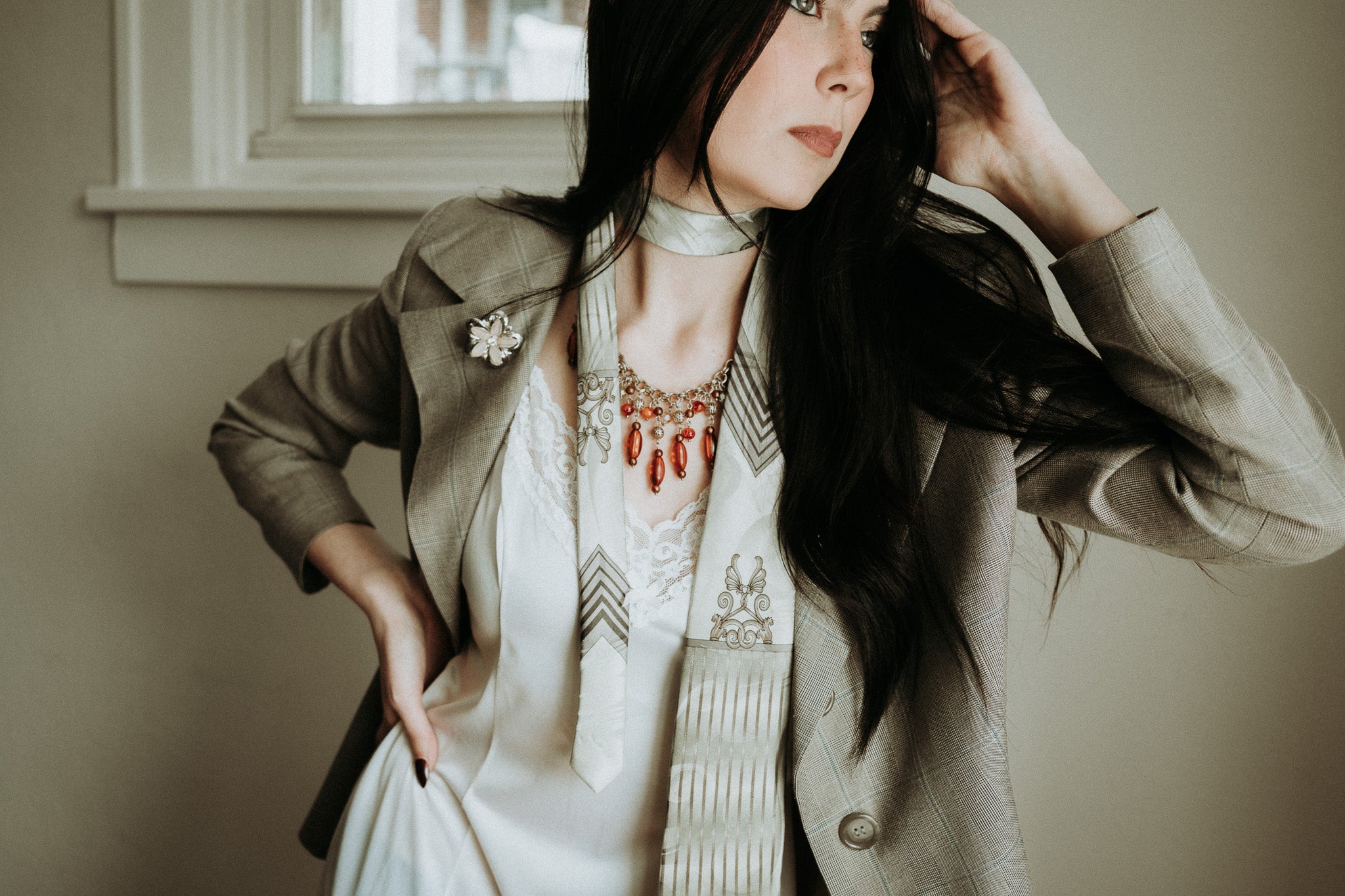 Ren's Spring Brooched Out Blazer