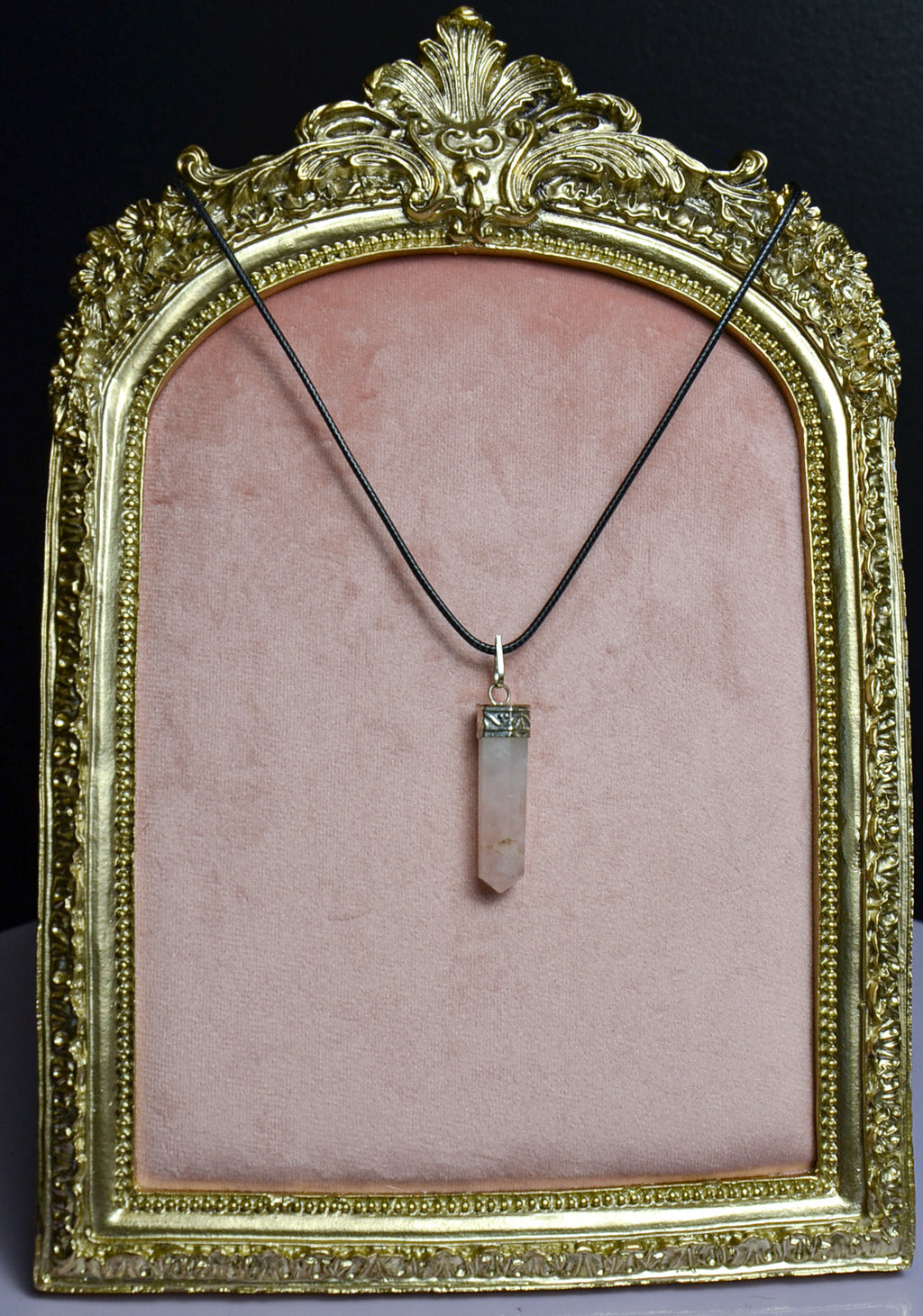 Rose Quartz Pendant Necklace