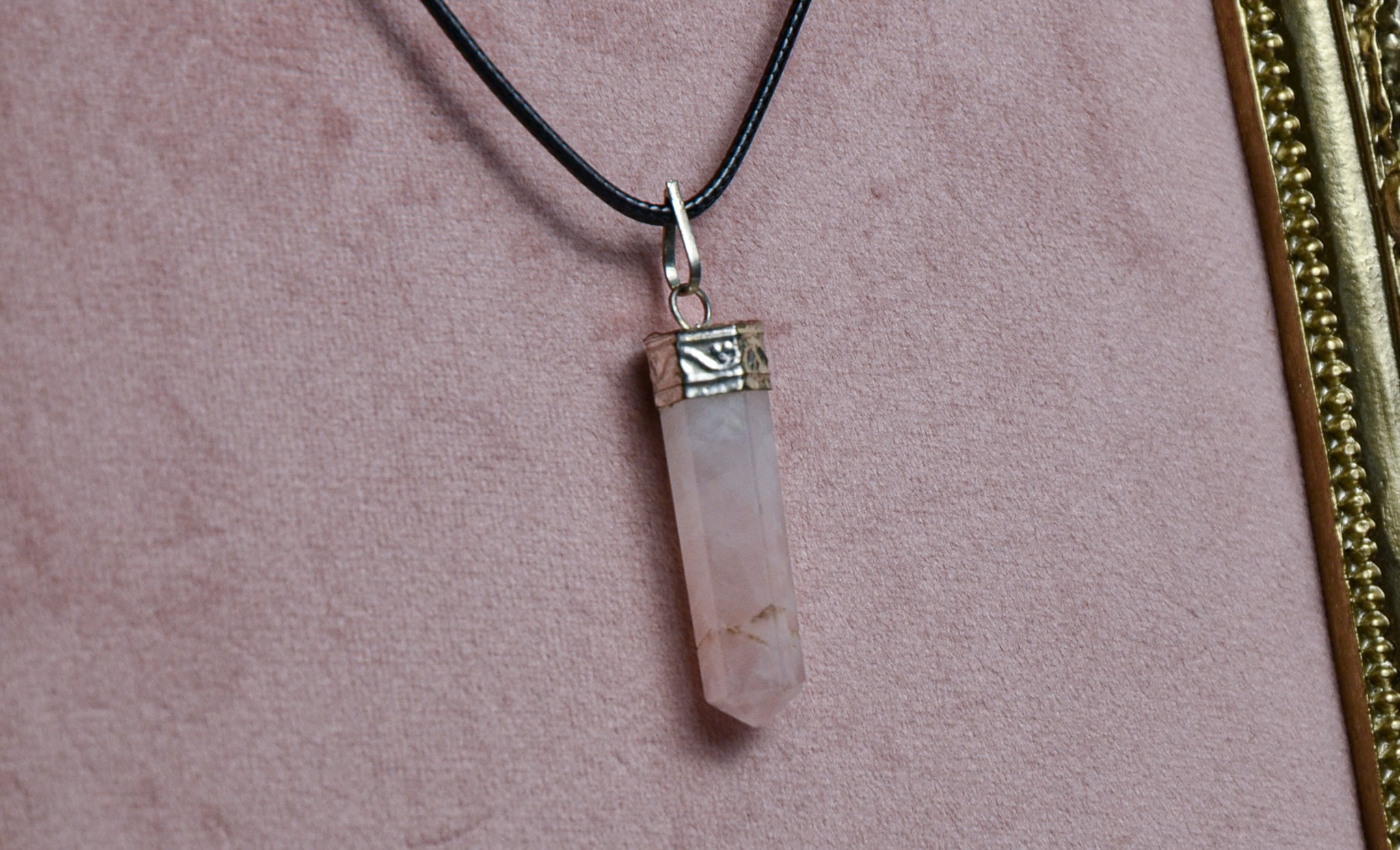 Rose Quartz Pendant Necklace