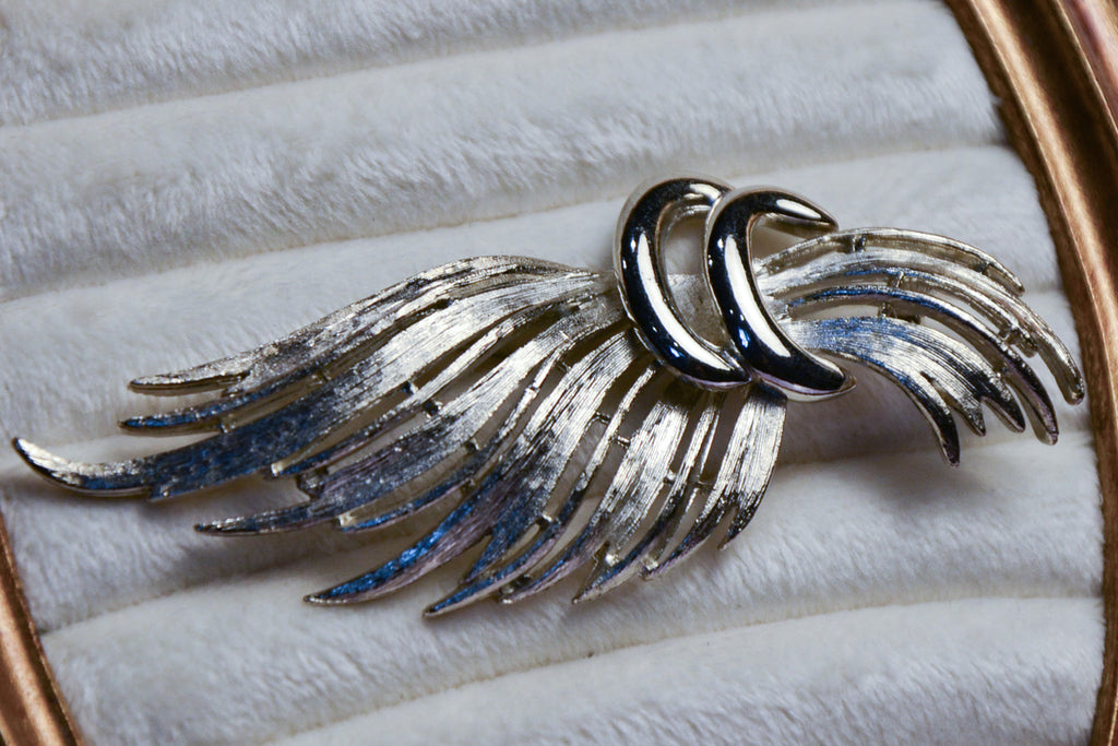 Silver Wing Brooch