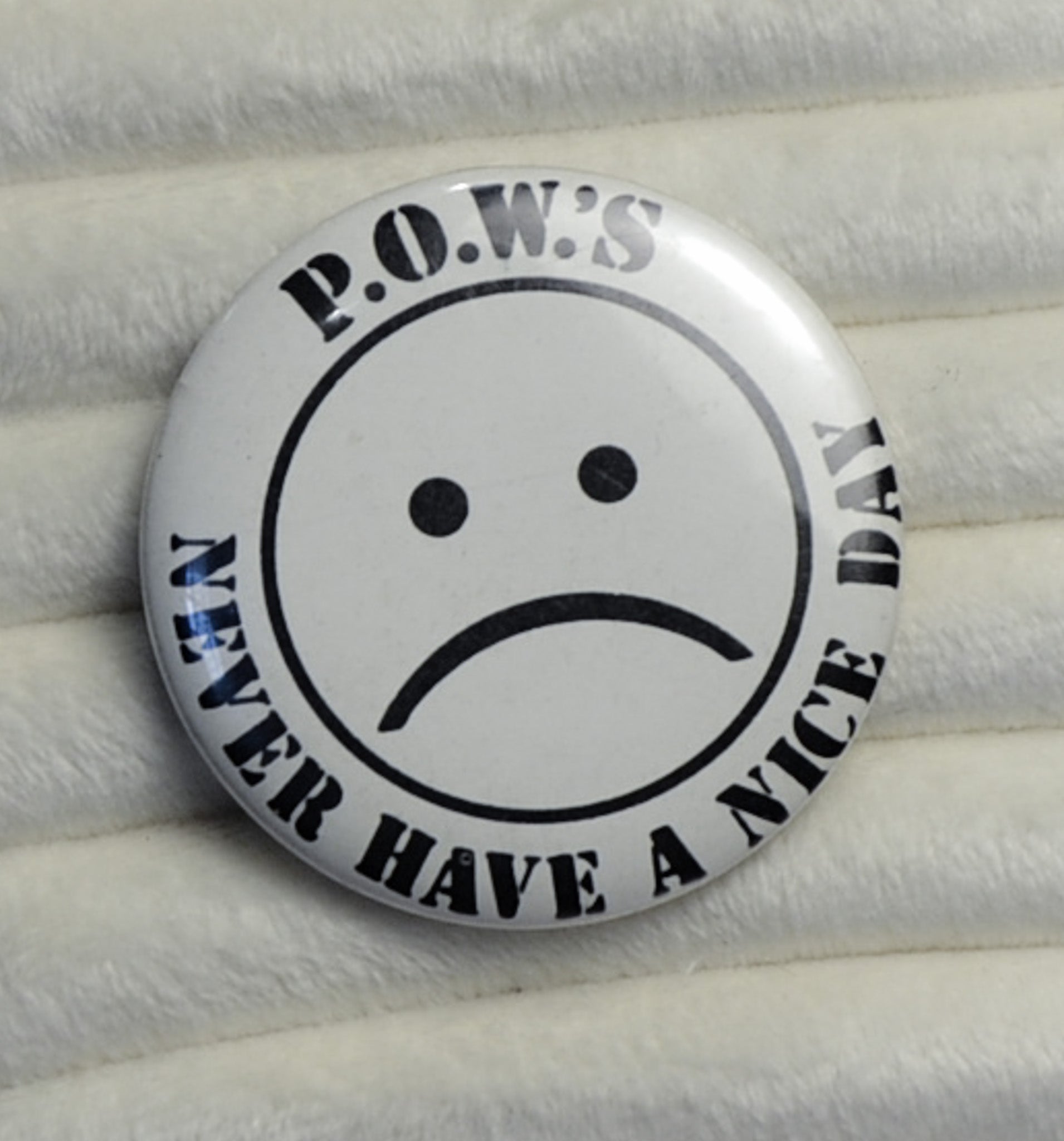 P.O.W.s NHAND Vintage Pin