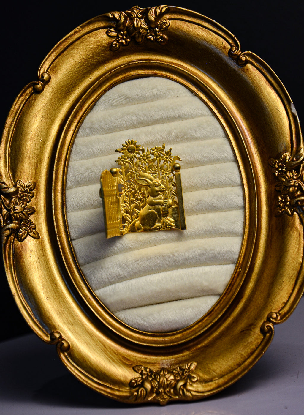Gold Garden Gate Brooch