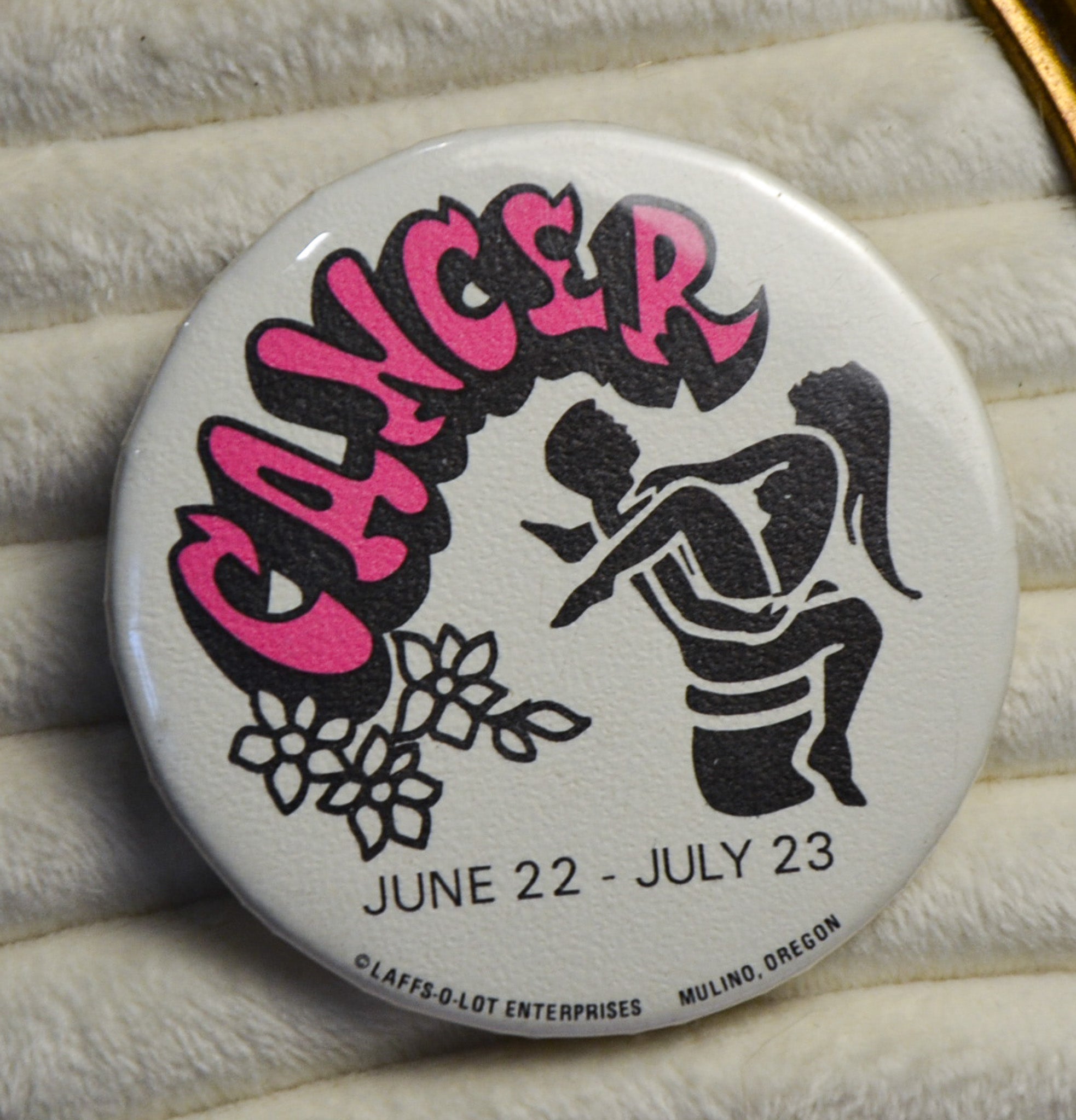 Vintage Cancer Zodiac Pin