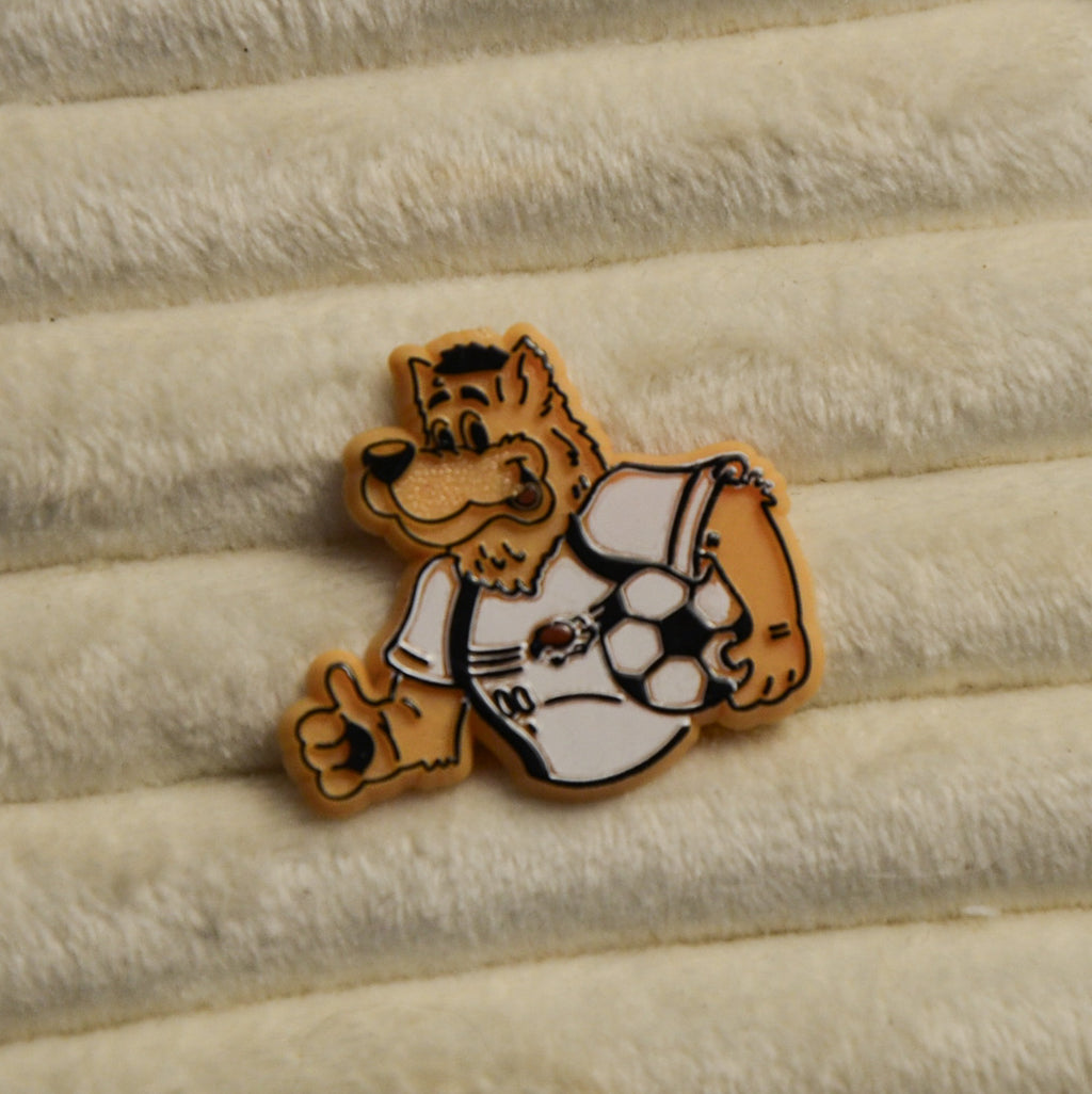 Soccer Bear Pin