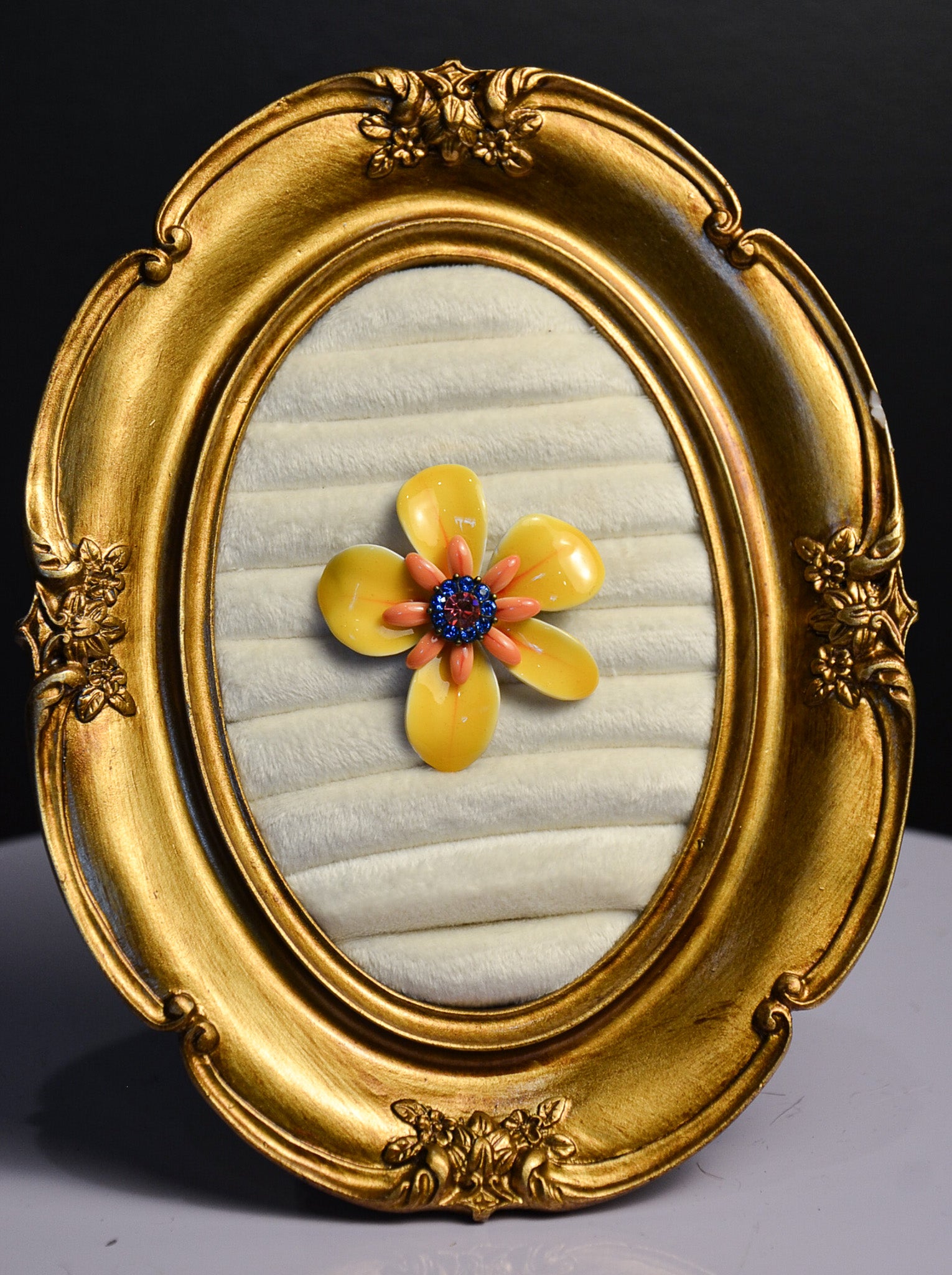 Yellow Flower Brooch