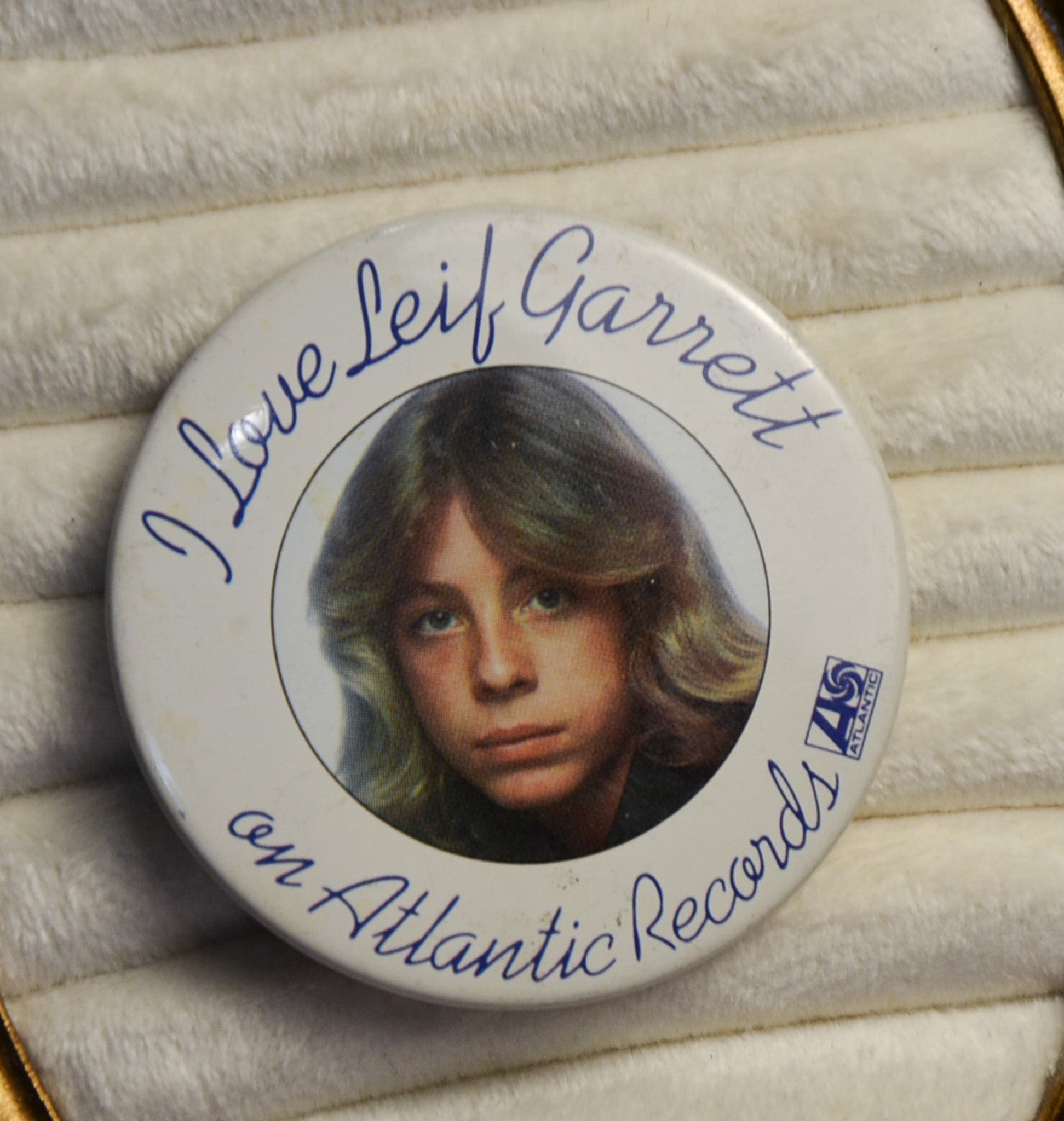 I Love Lief Garrison Vintage Pin