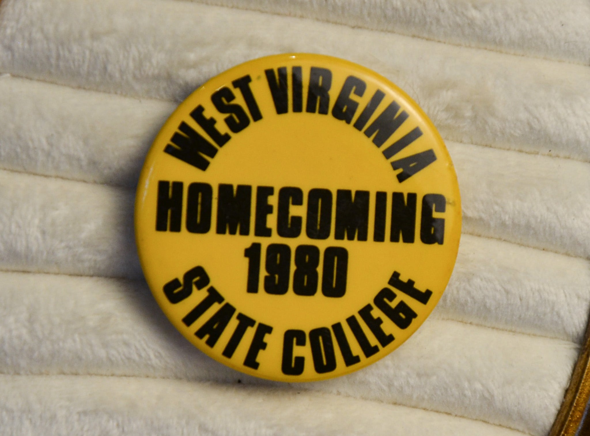 West Virginia State Homecoming 1980 Pin