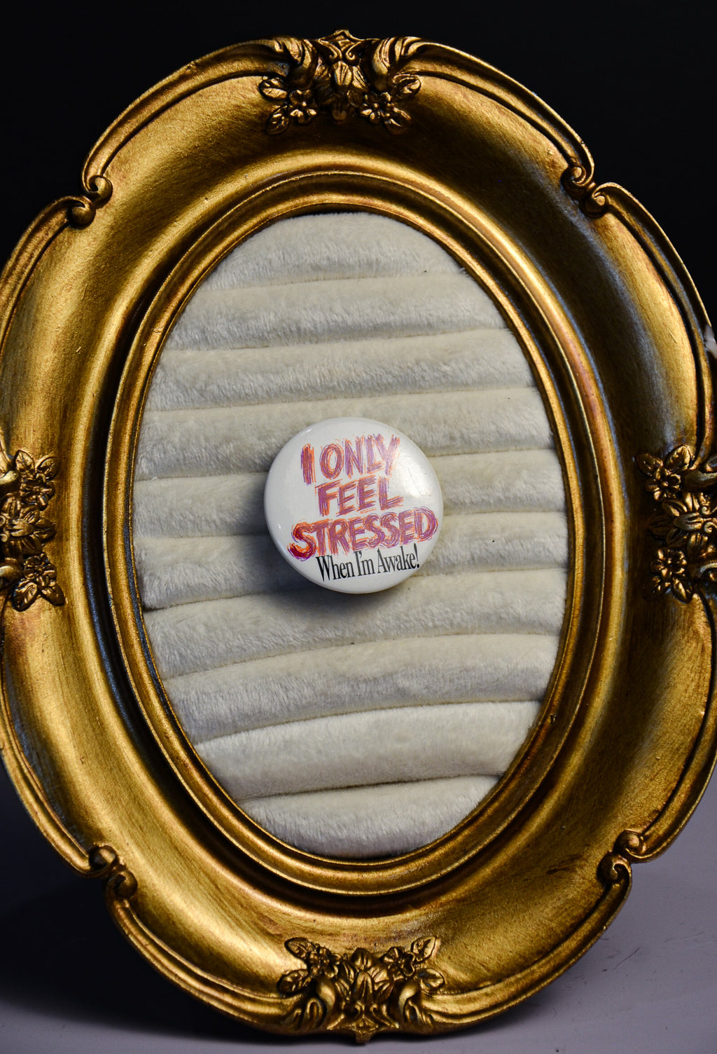 I Only Feel Stressed When I'm Awake Pin