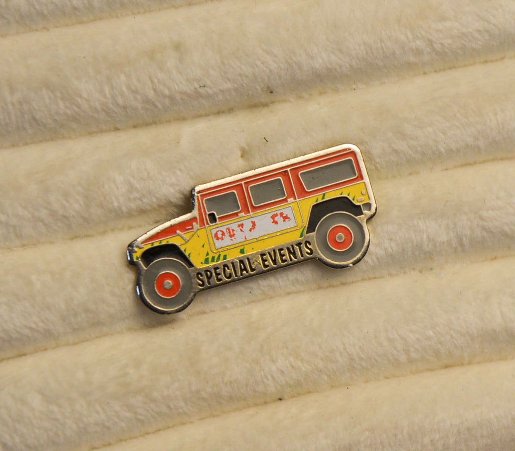 Jurassic Jeep Lapel Pin
