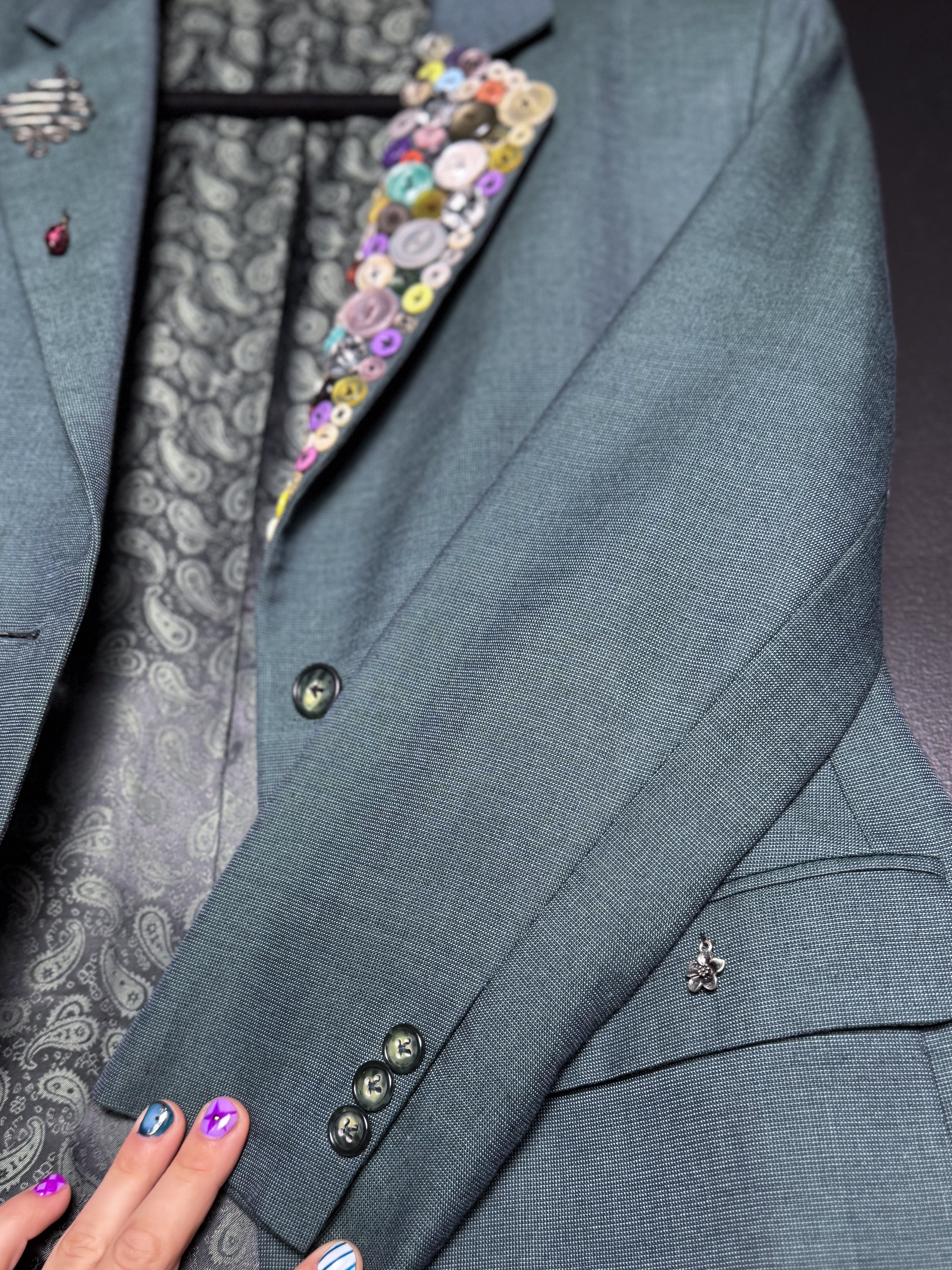 The Twelve Hour Button Blazer