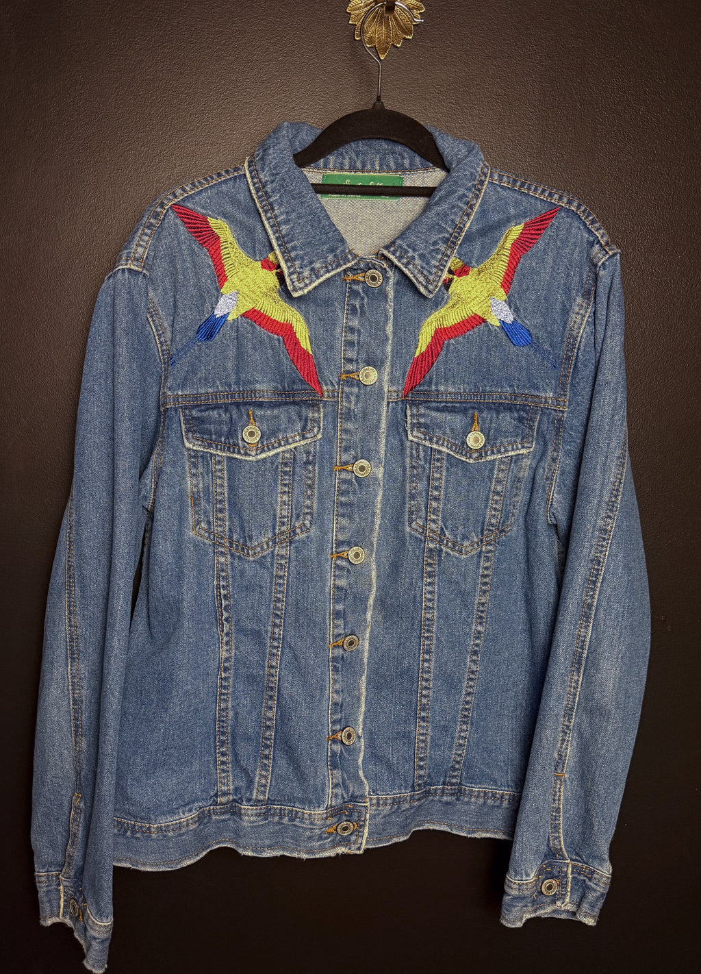 Y2K Embroidered Denim Jacket