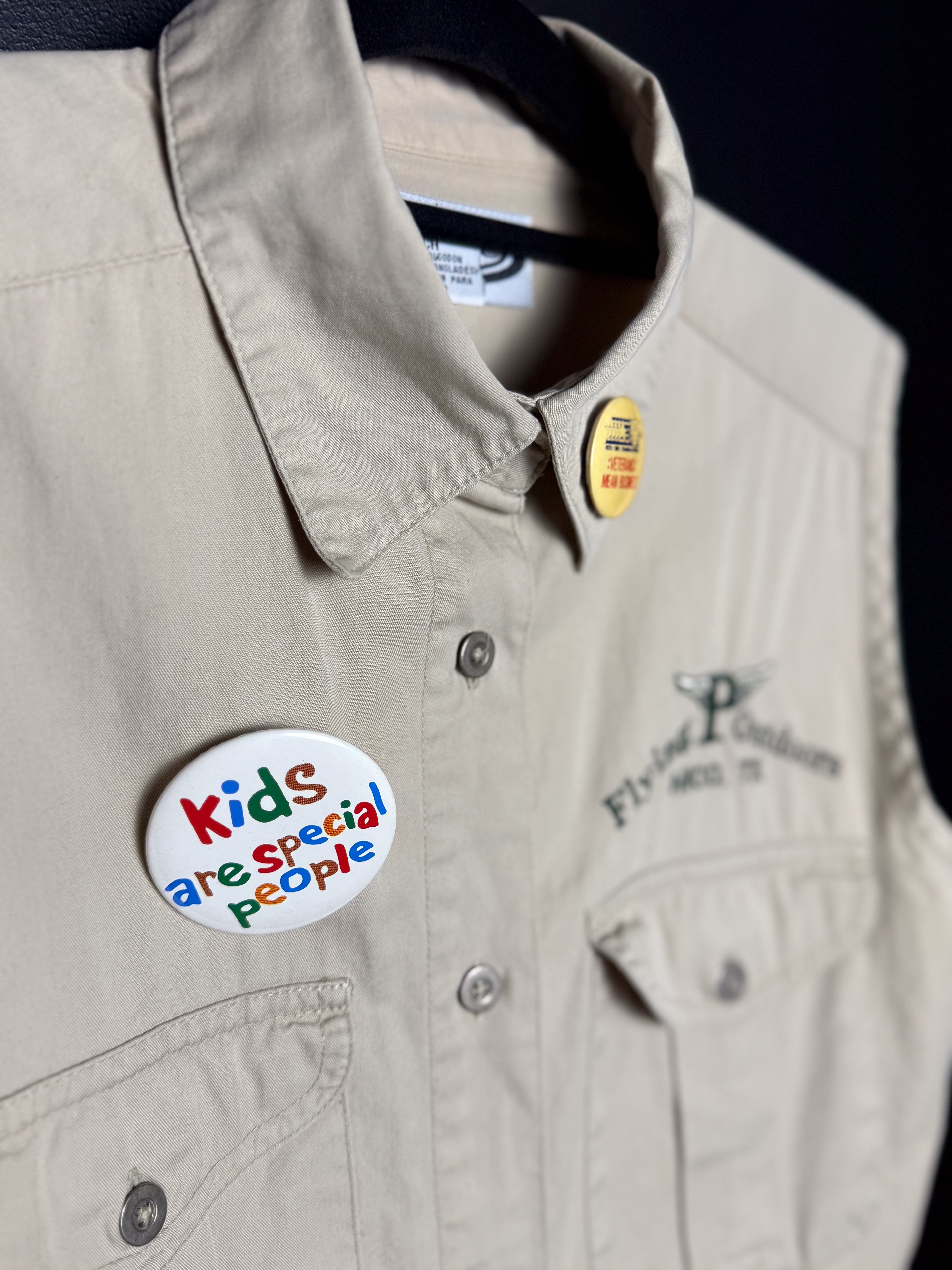 Flying Outdoors Brooched Out Vest