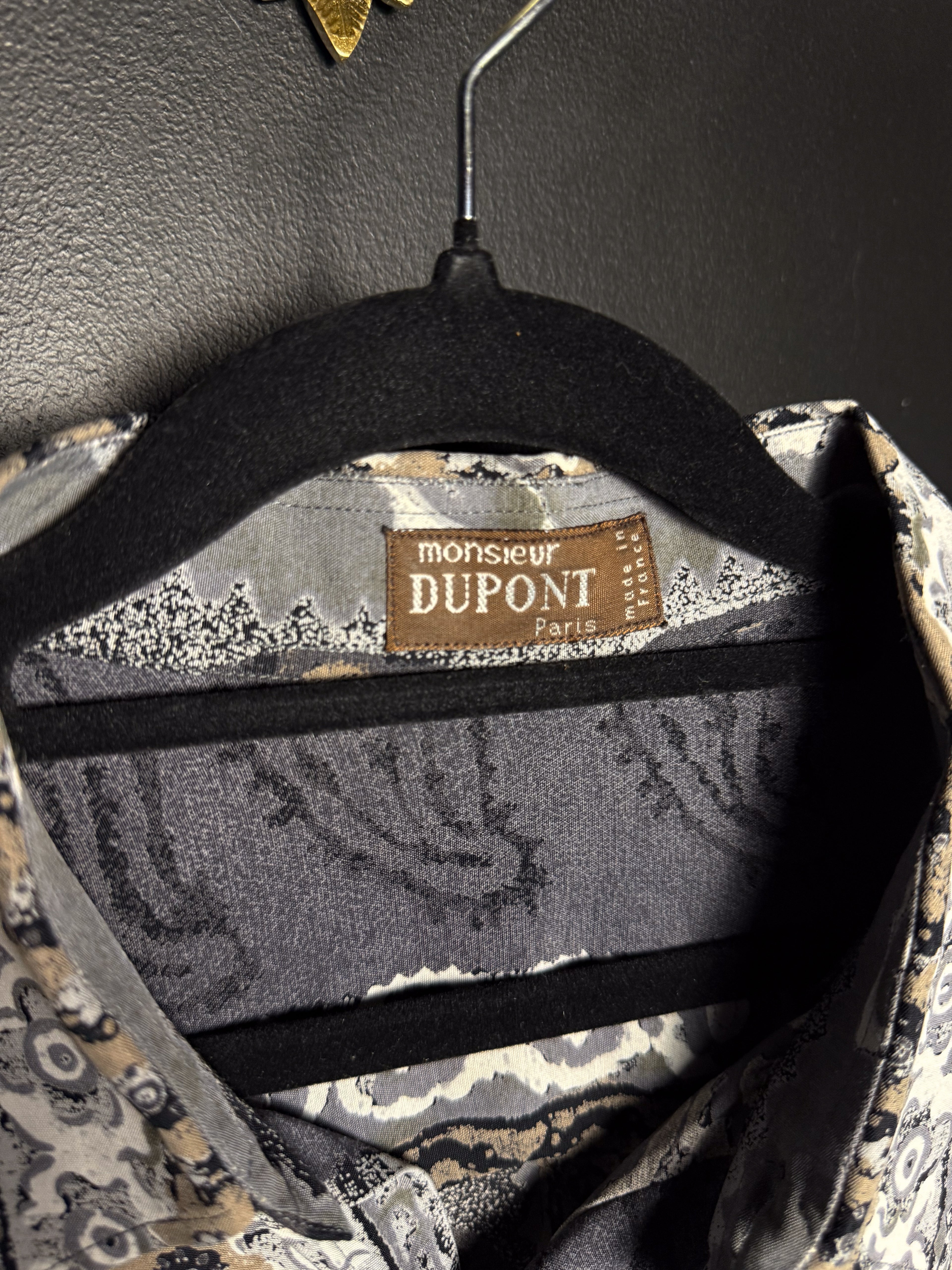French Chic Patterned Button Down