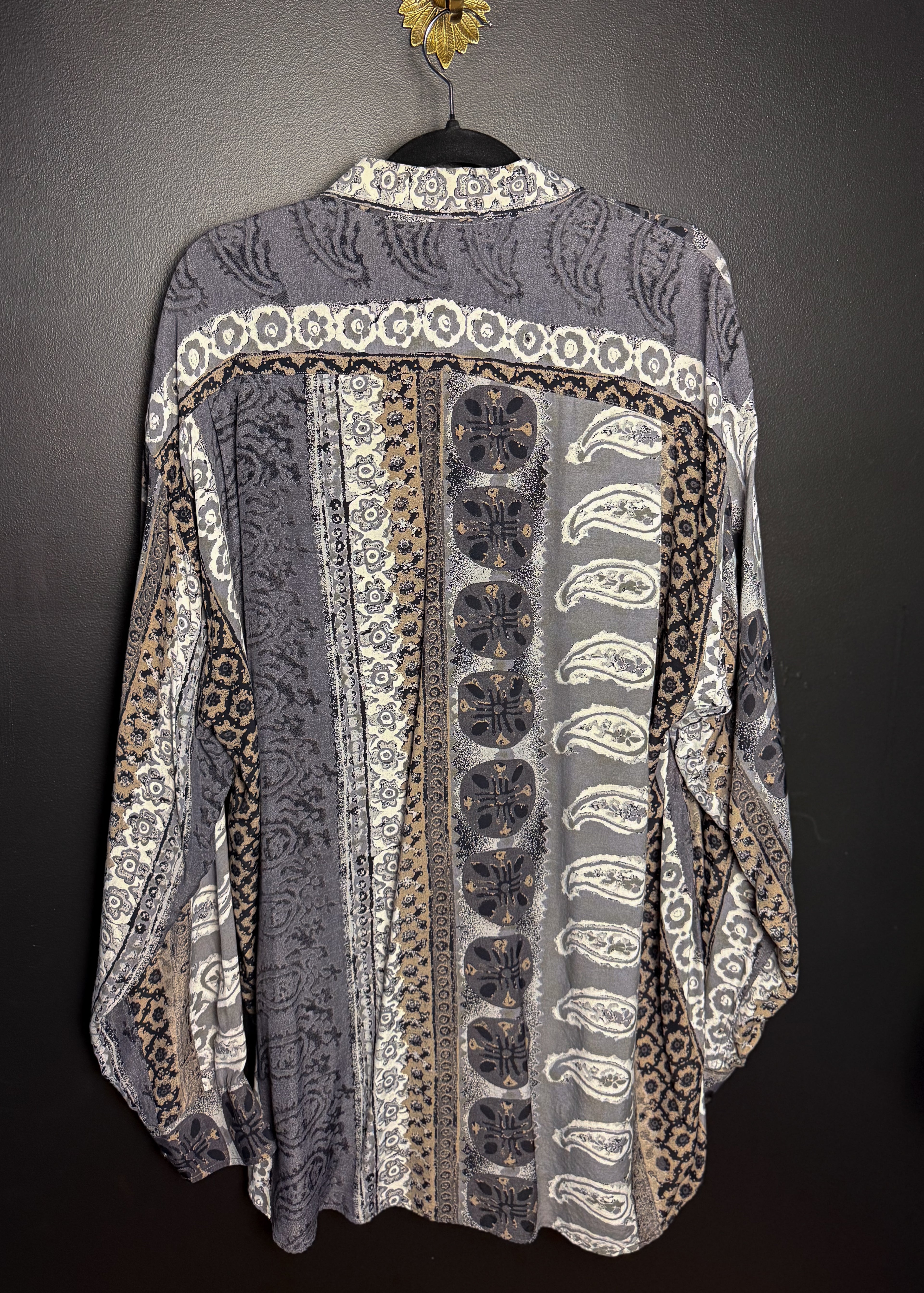 French Chic Patterned Button Down