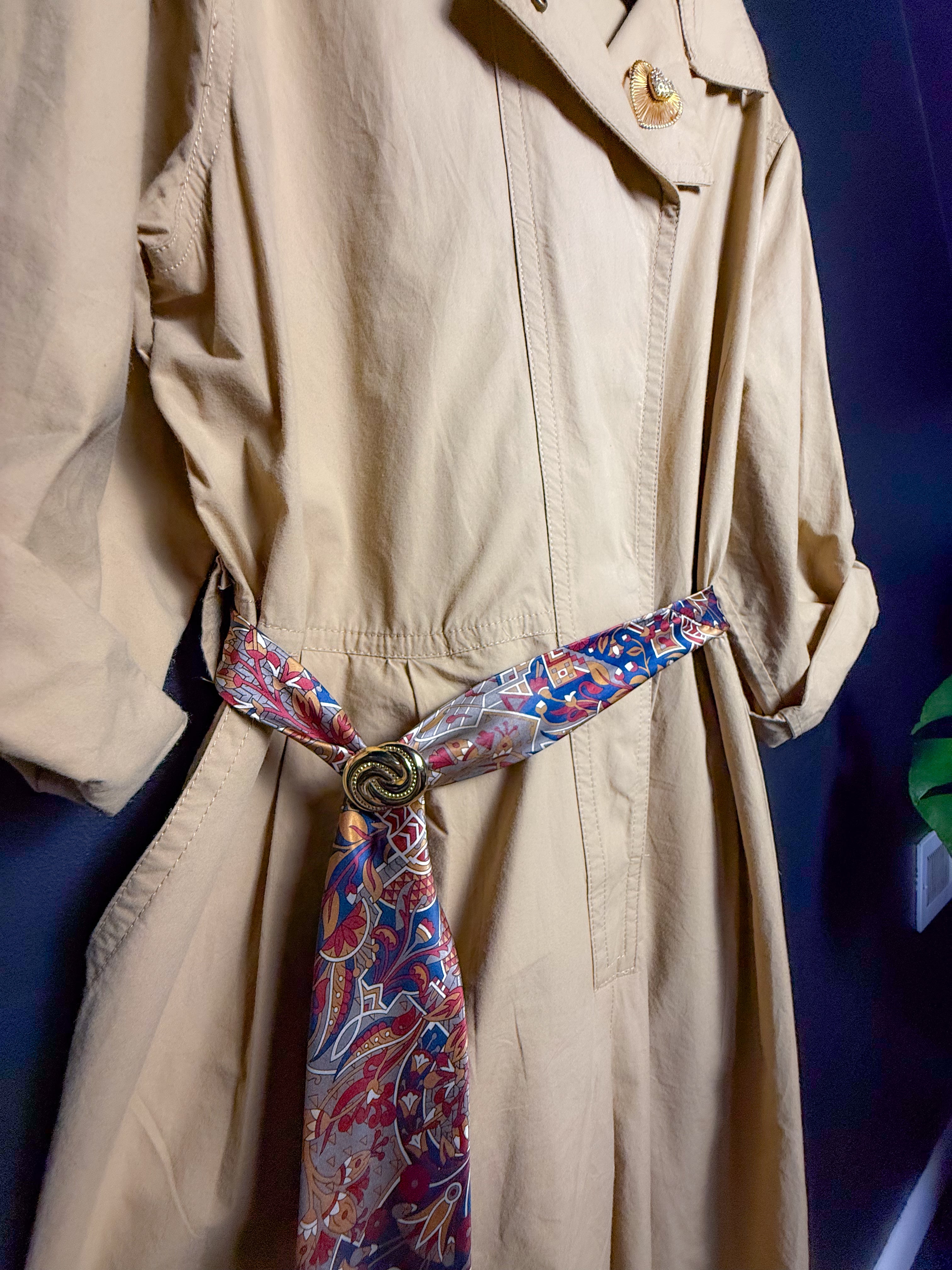Mckinnlee's Wild Safari Jumpsuit with Heart Brooch and Tie Belt