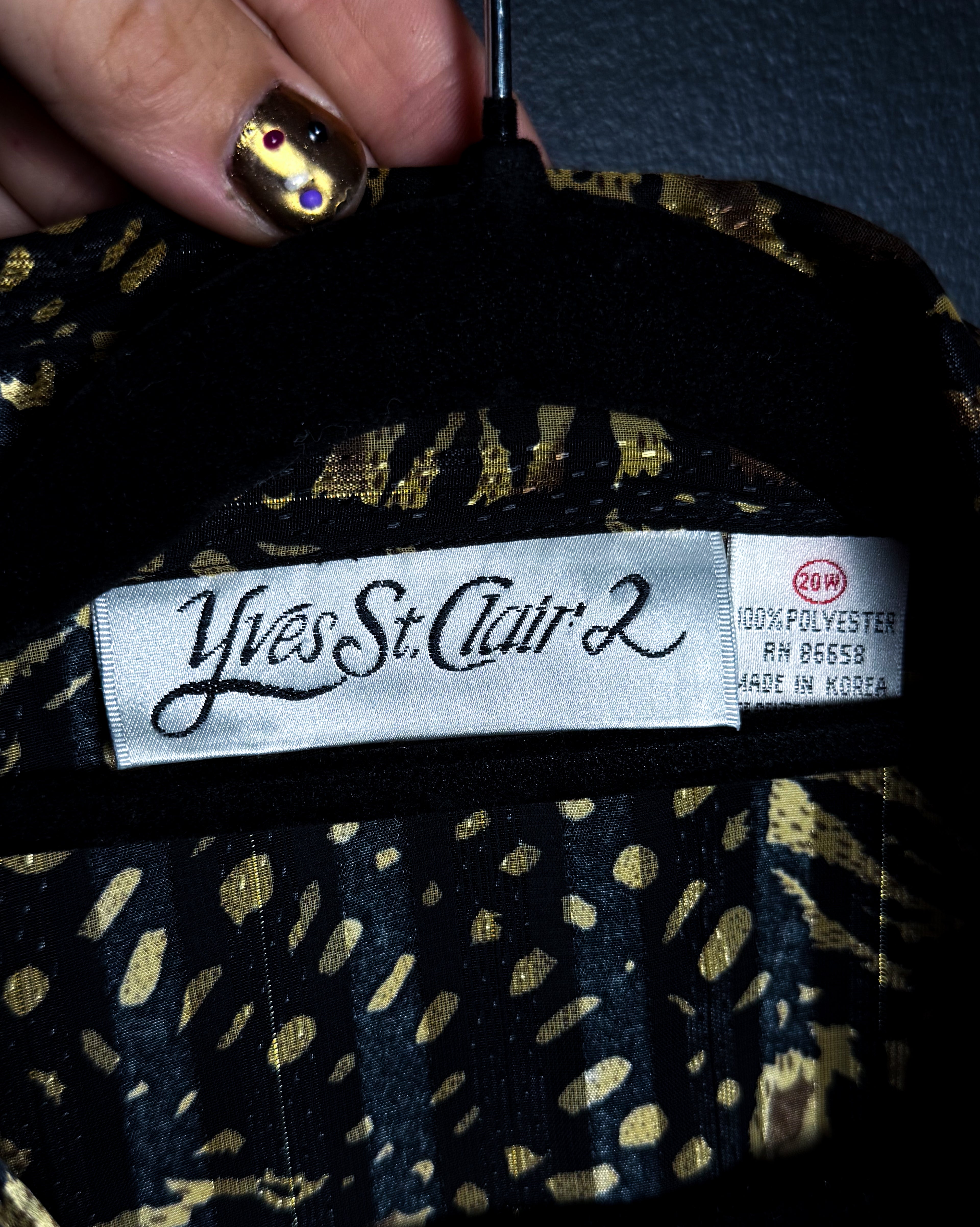 Semi Sheer Leopard Button Down