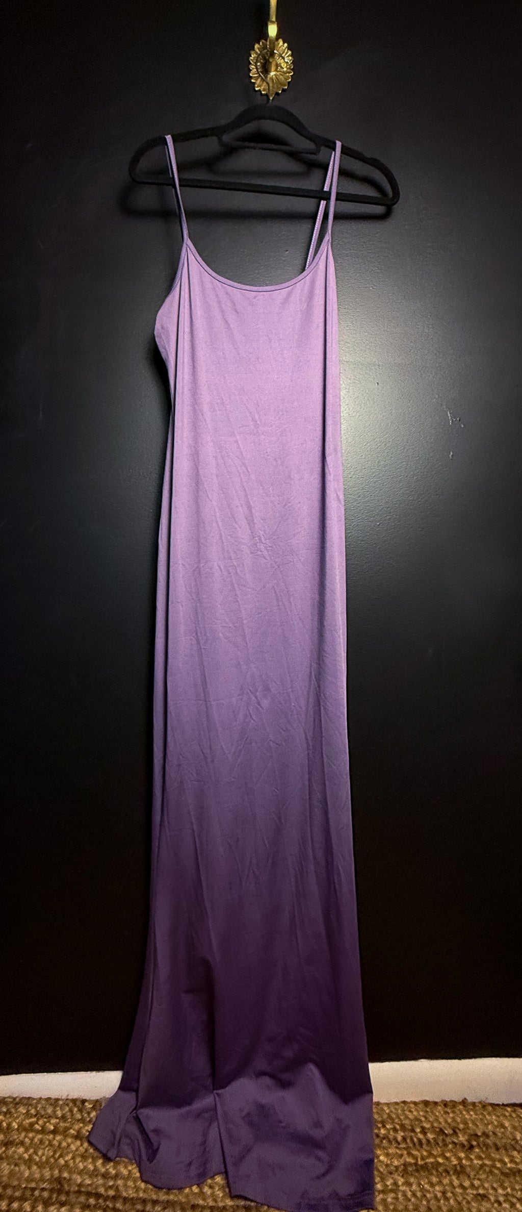 Purple Maxi Bodycon Dress