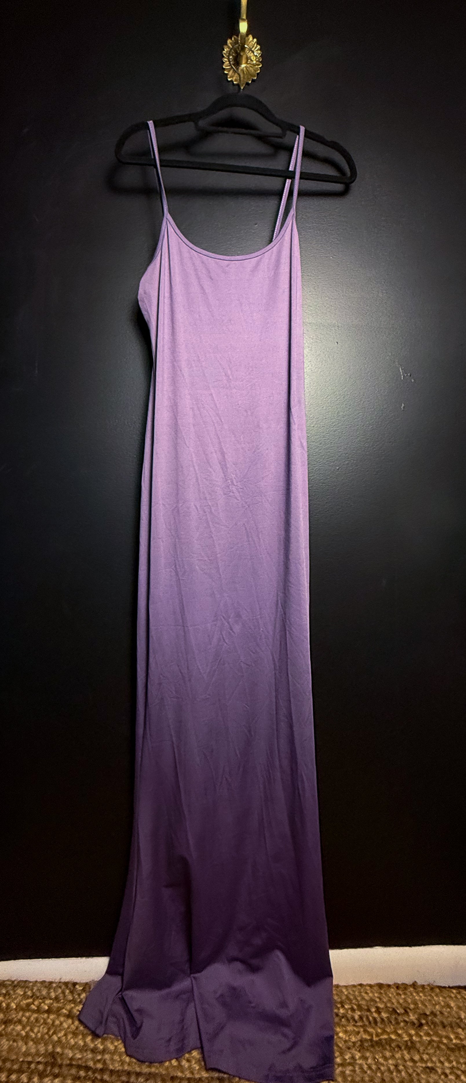 Purple Maxi Bodycon Dress