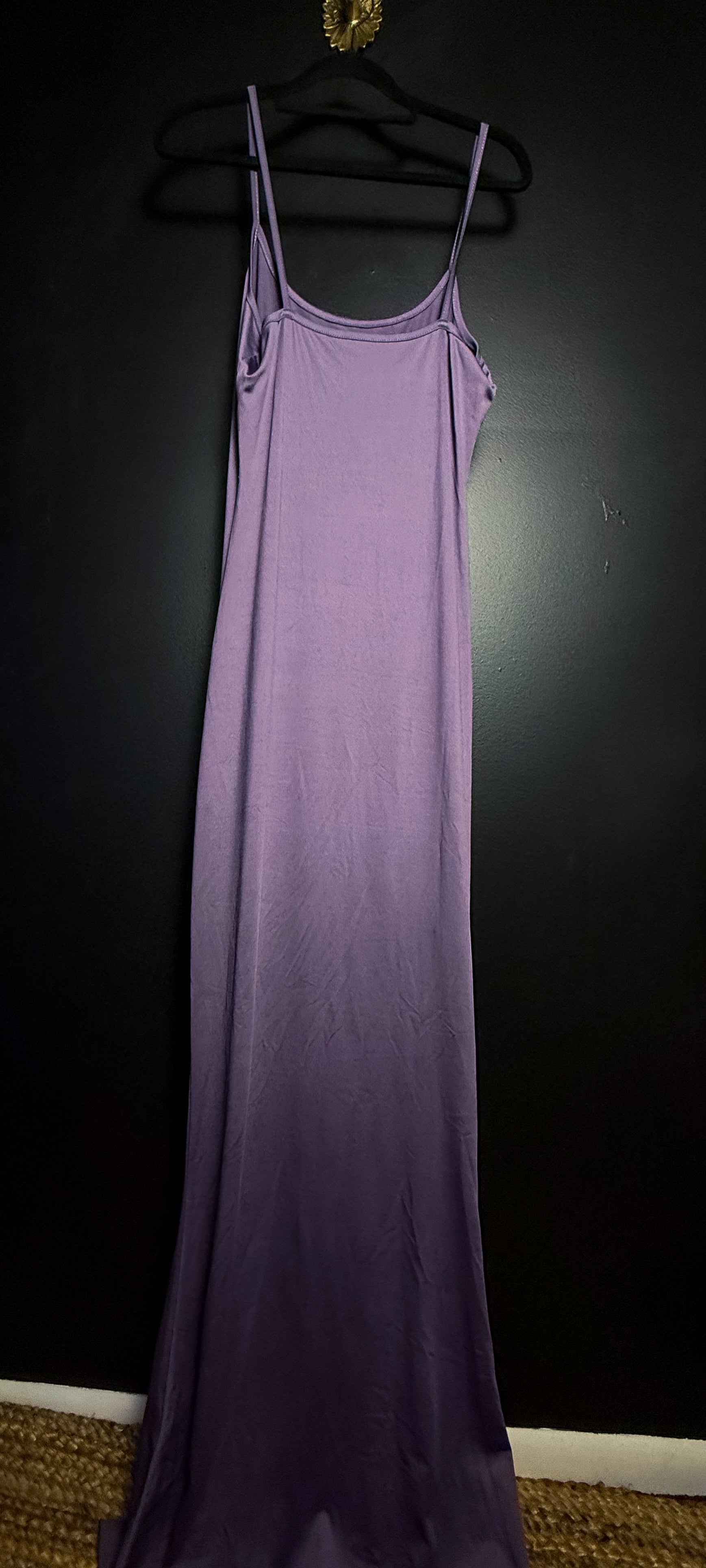 Purple Maxi Bodycon Dress