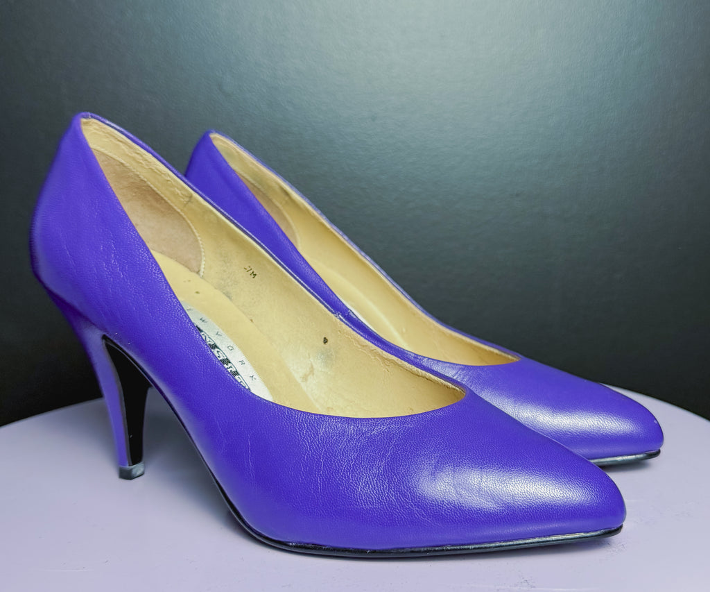Vintage Purple Pumps