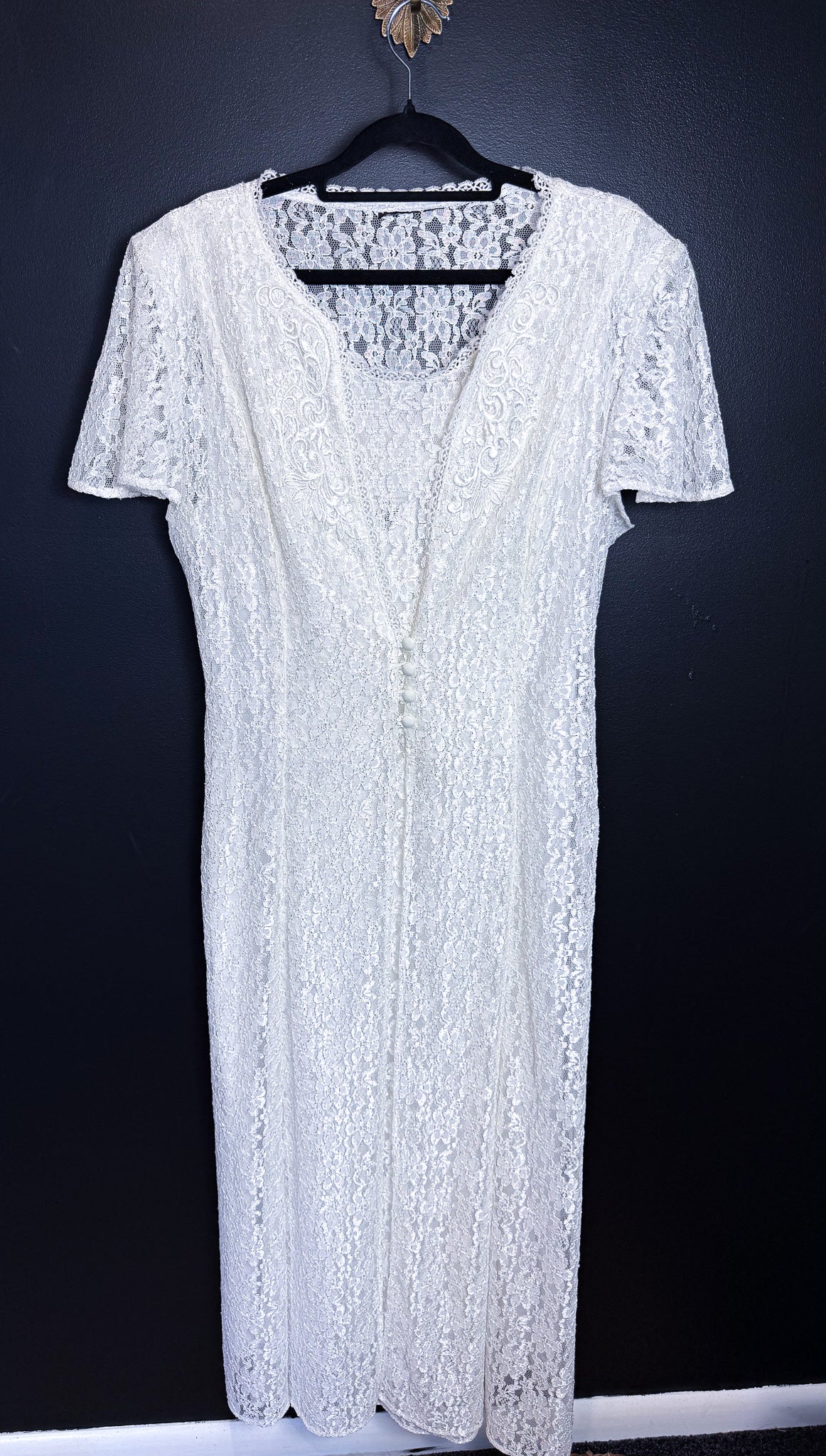 Mckinnlee's Vintage White Lace Dress