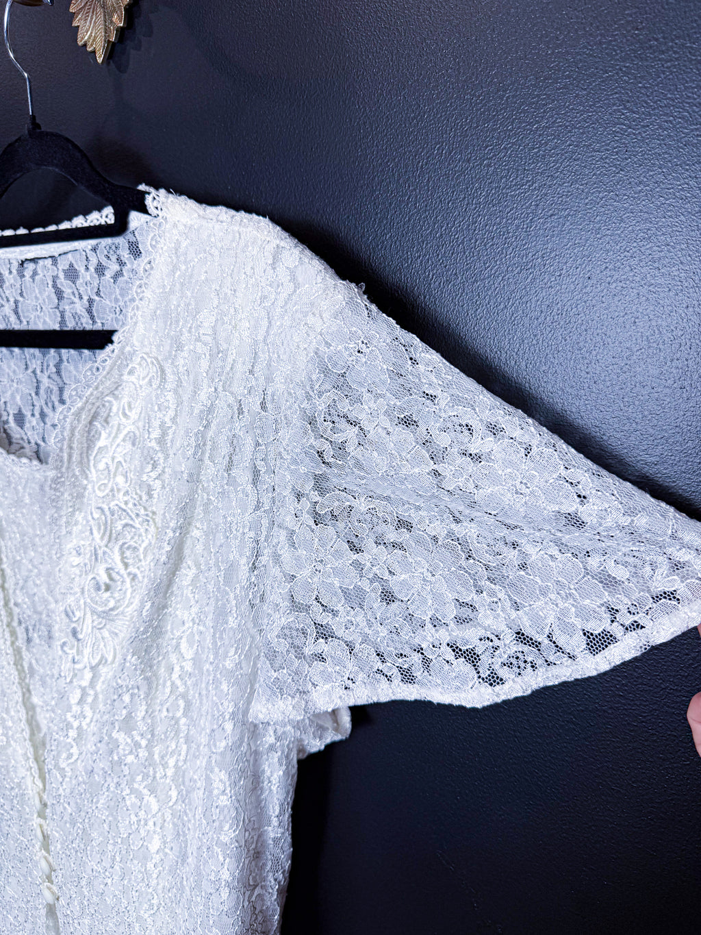 Mckinnlee's Vintage White Lace Dress