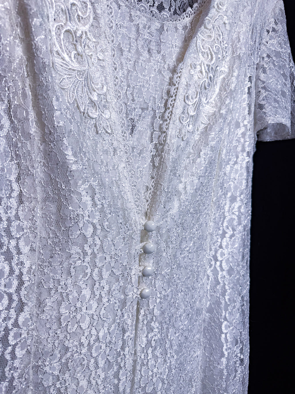 Mckinnlee's Vintage White Lace Dress