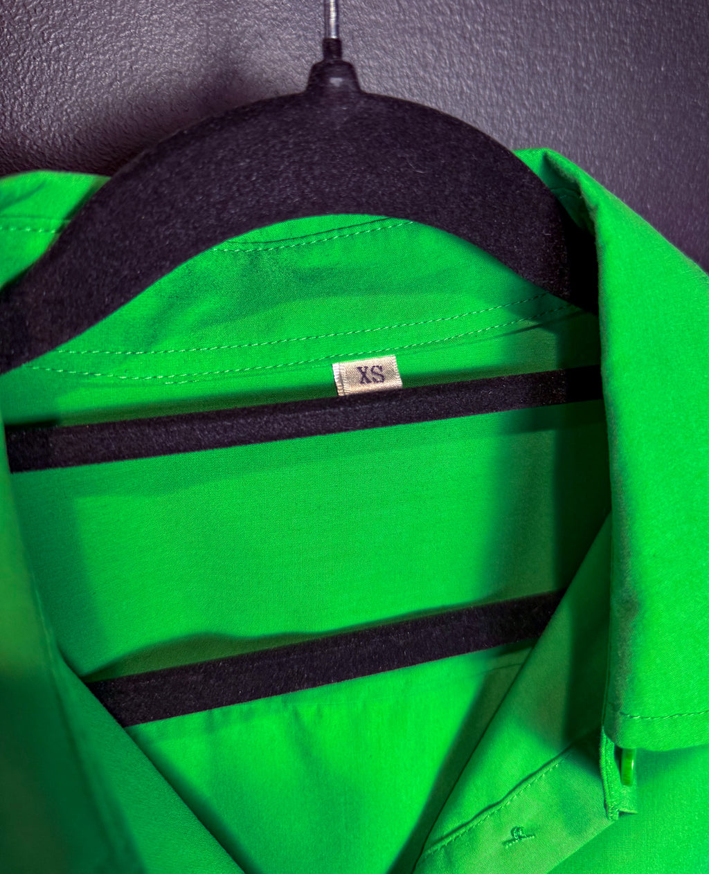 Kelly Green Button Up