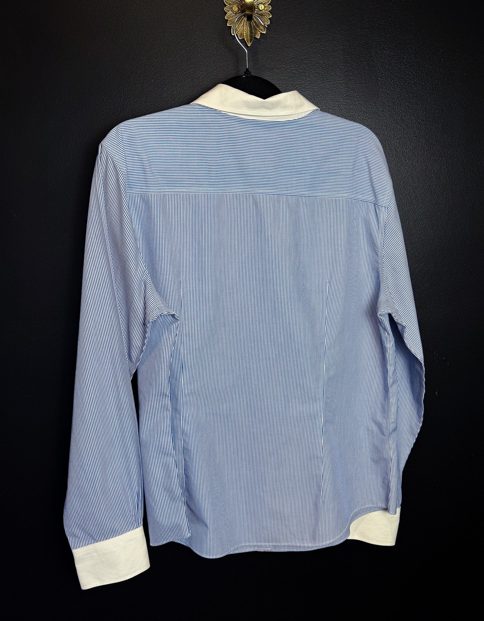 Brooks Brothers Striped Blue Fitted Button Down