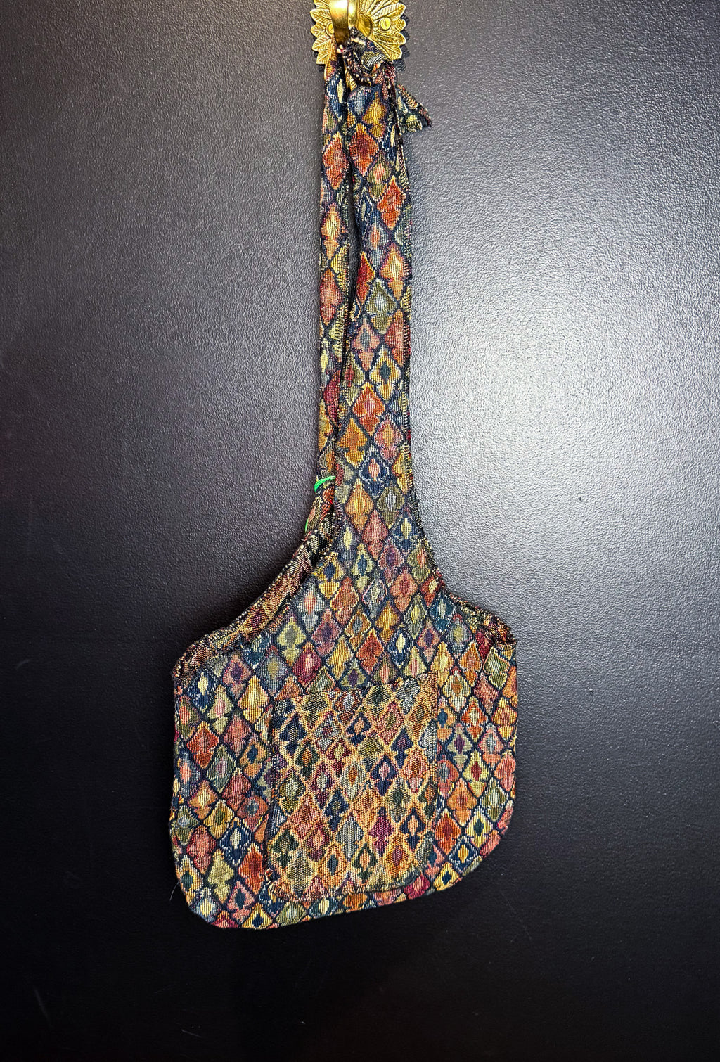 Handmade Patterned Textile Crossbody Hobo Bag