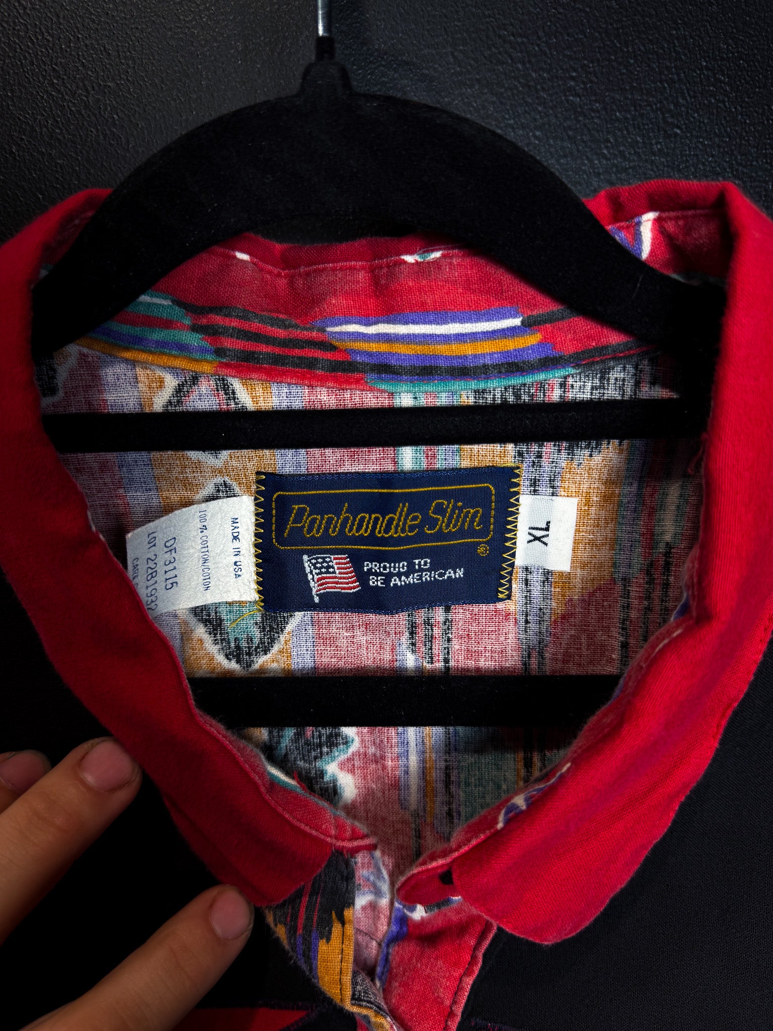 80's PanHandle Slim Western Printed Button Up