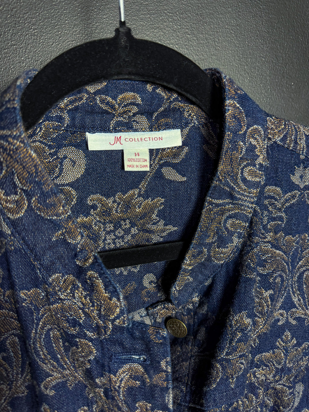 Paisley Denim Jacket