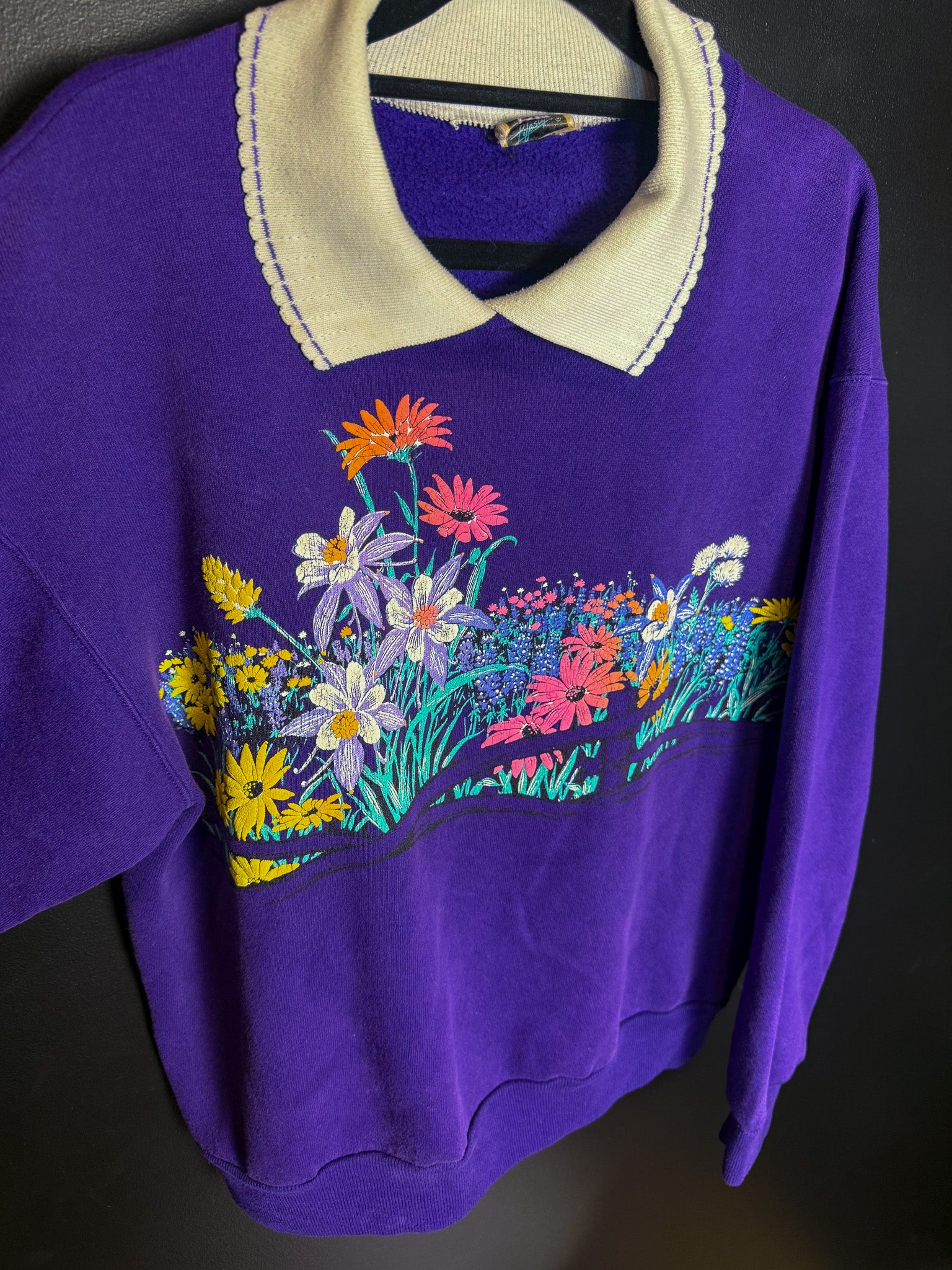 Vintage Morning Sun Collared Crewneck
