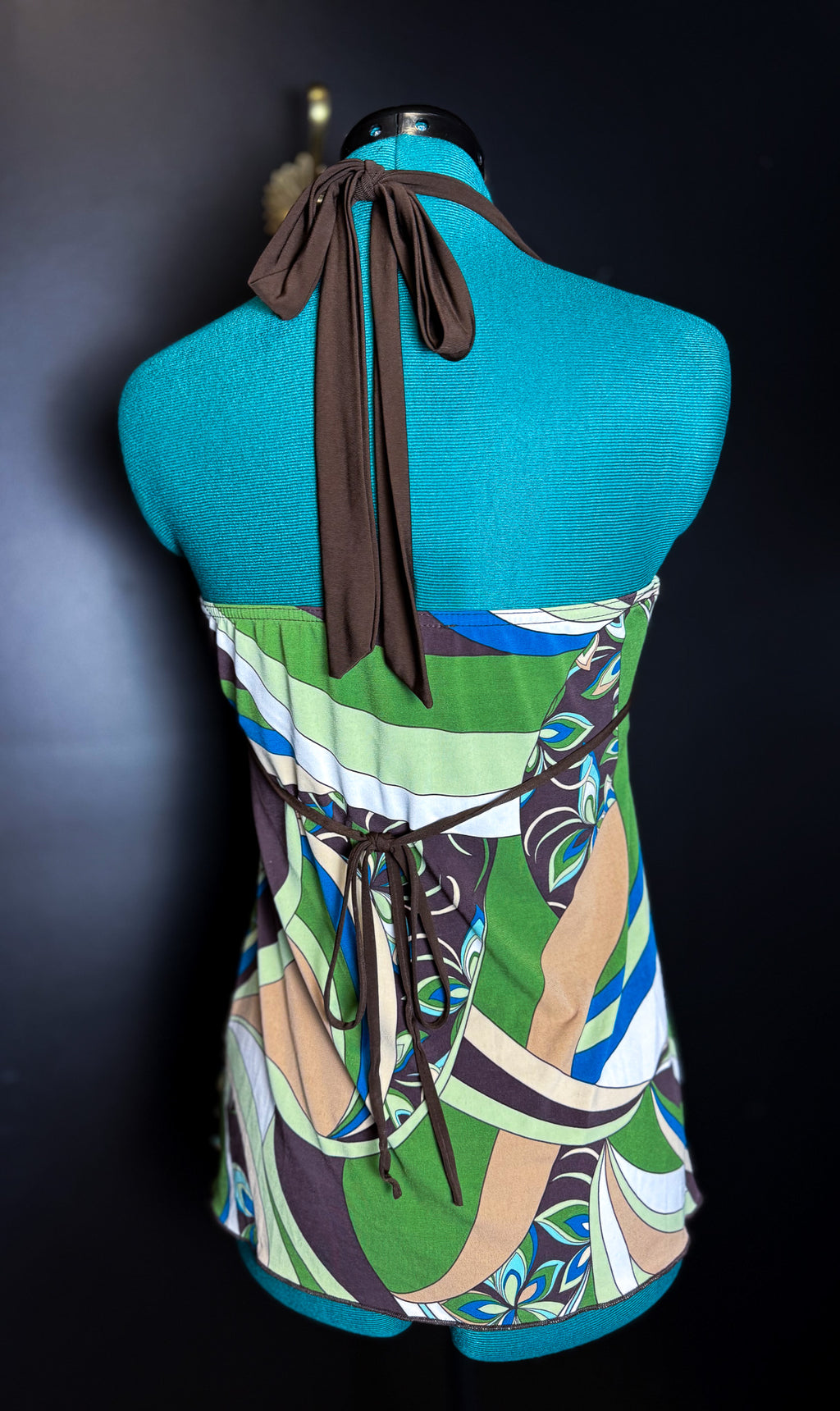 Y2K Funky Printed Halter