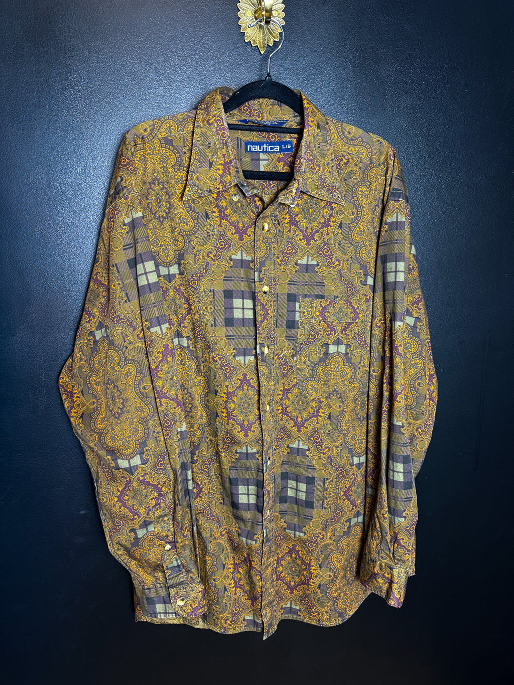 Nautica Abstract Button Down