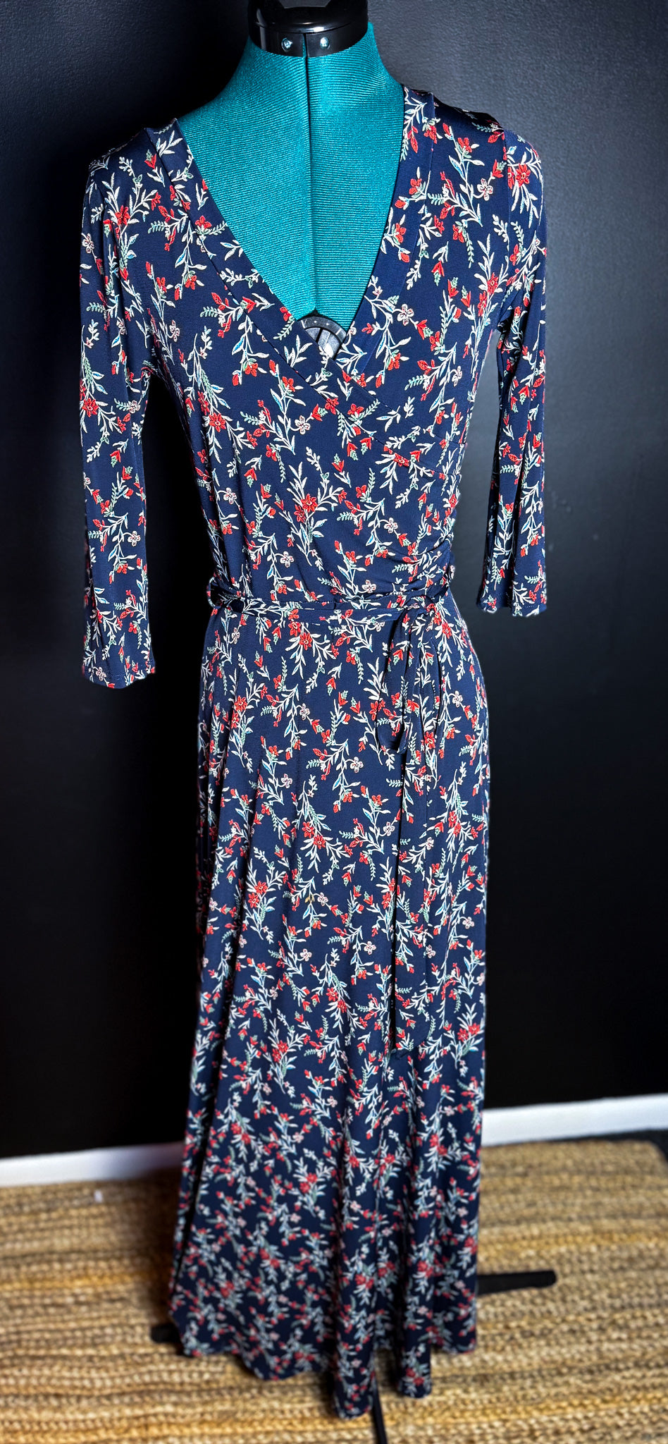 Tua Navy Wrap Maxi