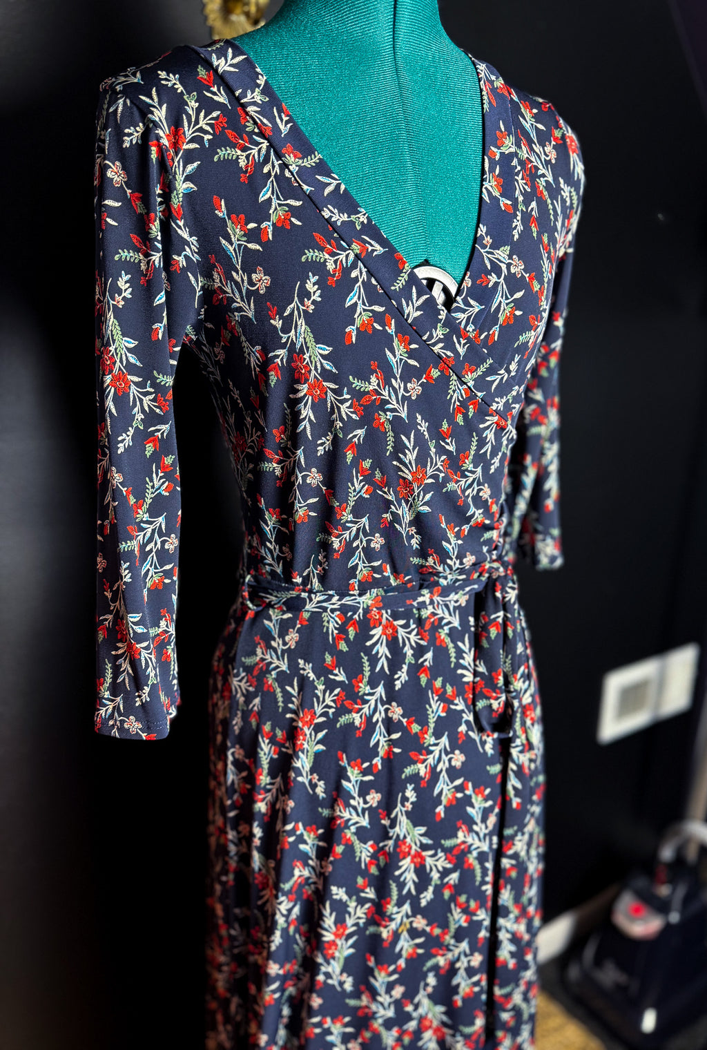 Tua Navy Wrap Maxi