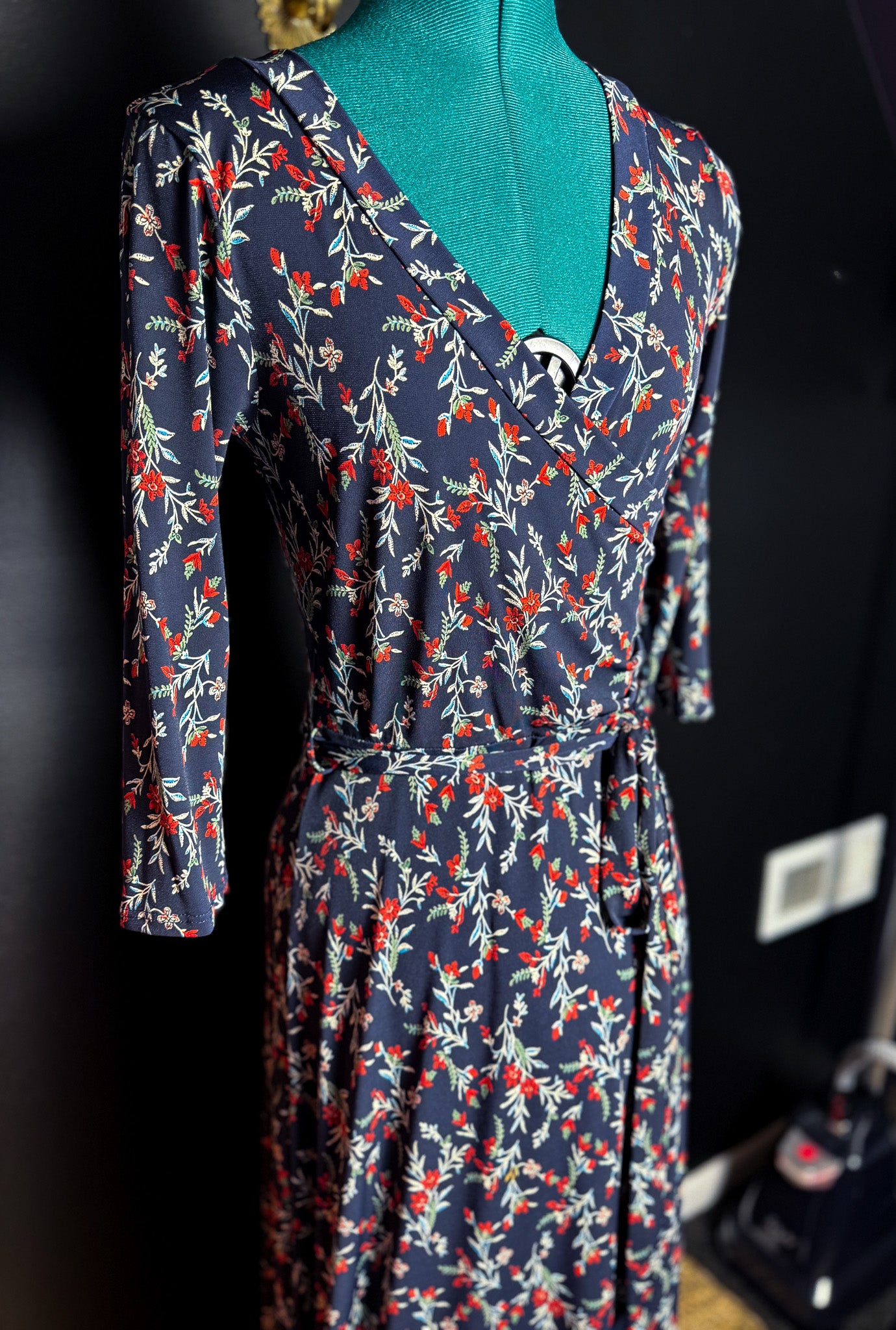 Tua Navy Wrap Maxi