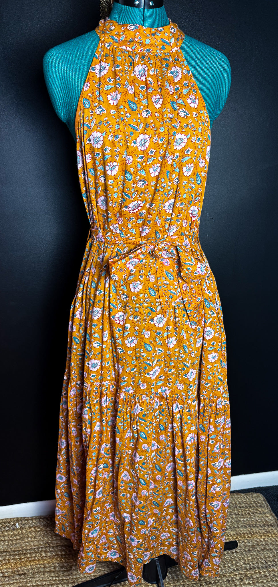 Cleobella Wilder Orange Summer Maxi