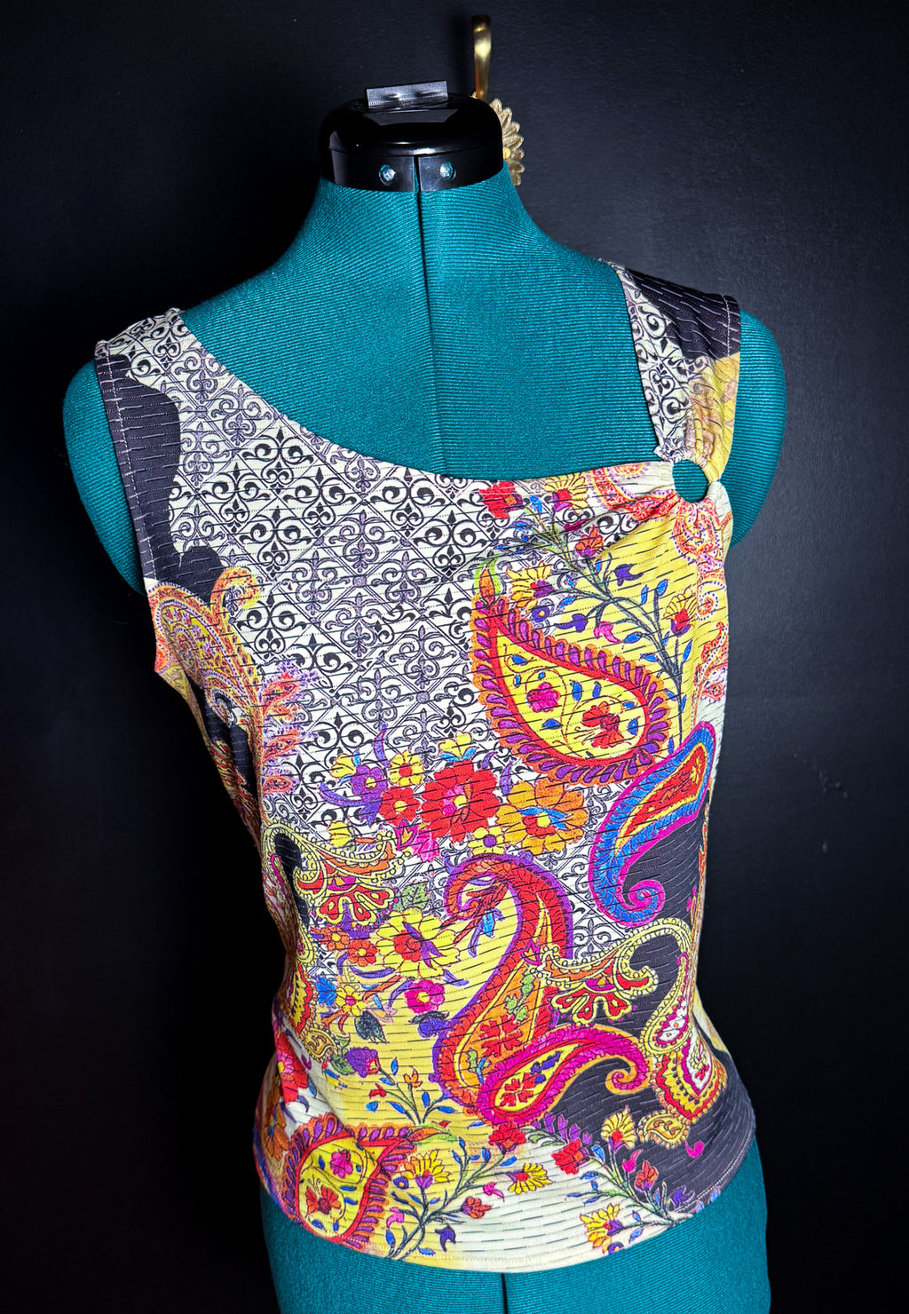 Asymmetrical Paisley Tank