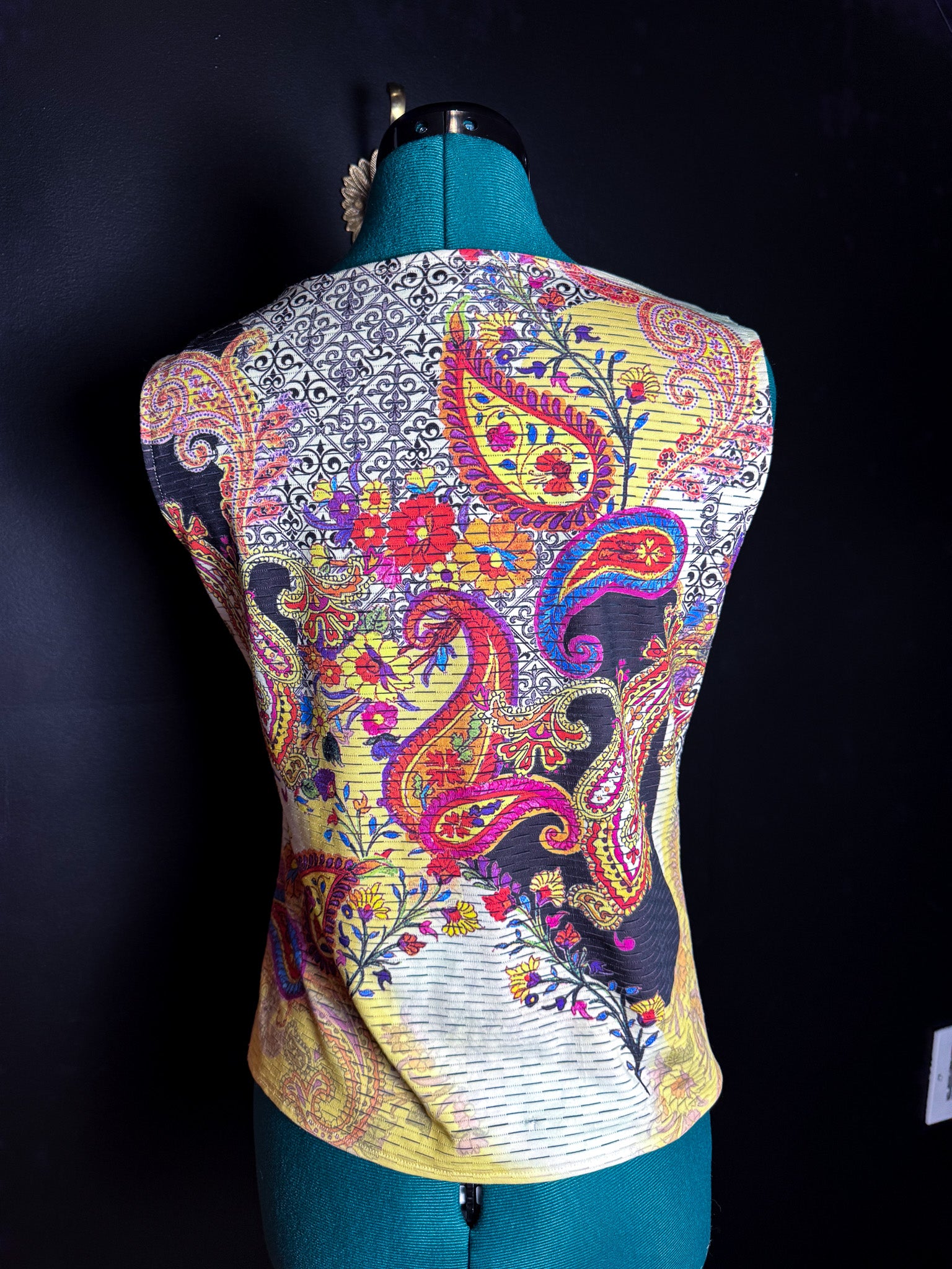 Asymmetrical Paisley Tank