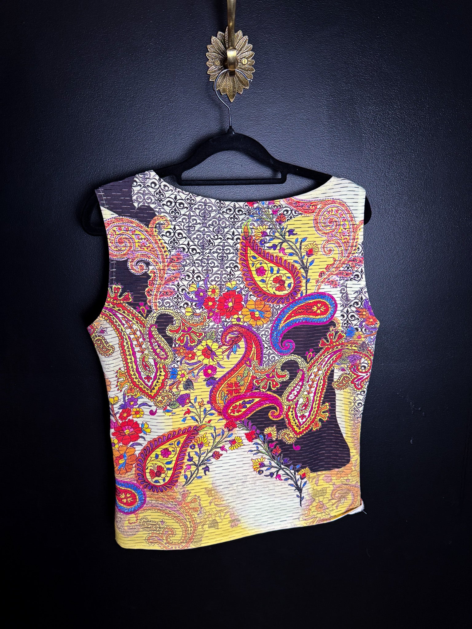Asymmetrical Paisley Tank