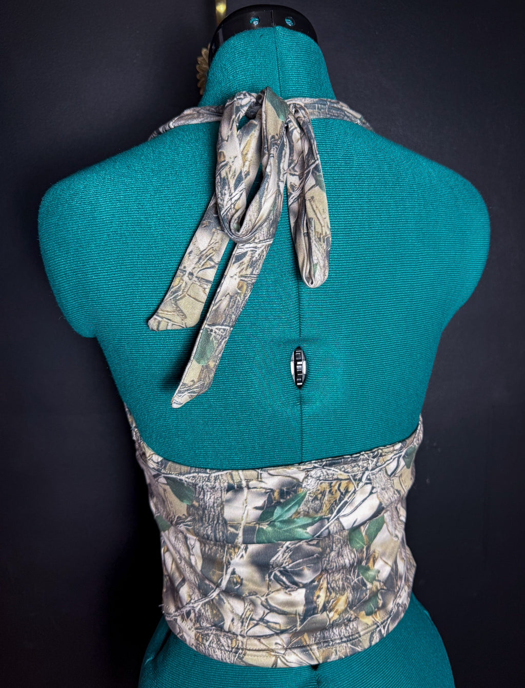 Camo Halter Crop