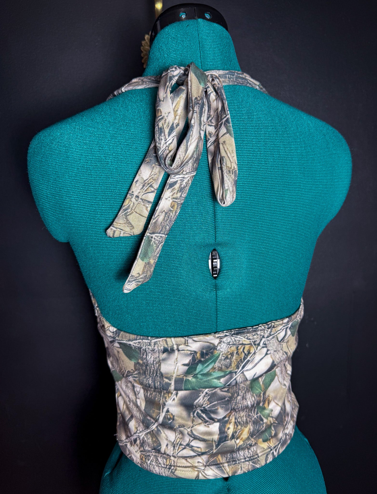 Camo Halter Crop