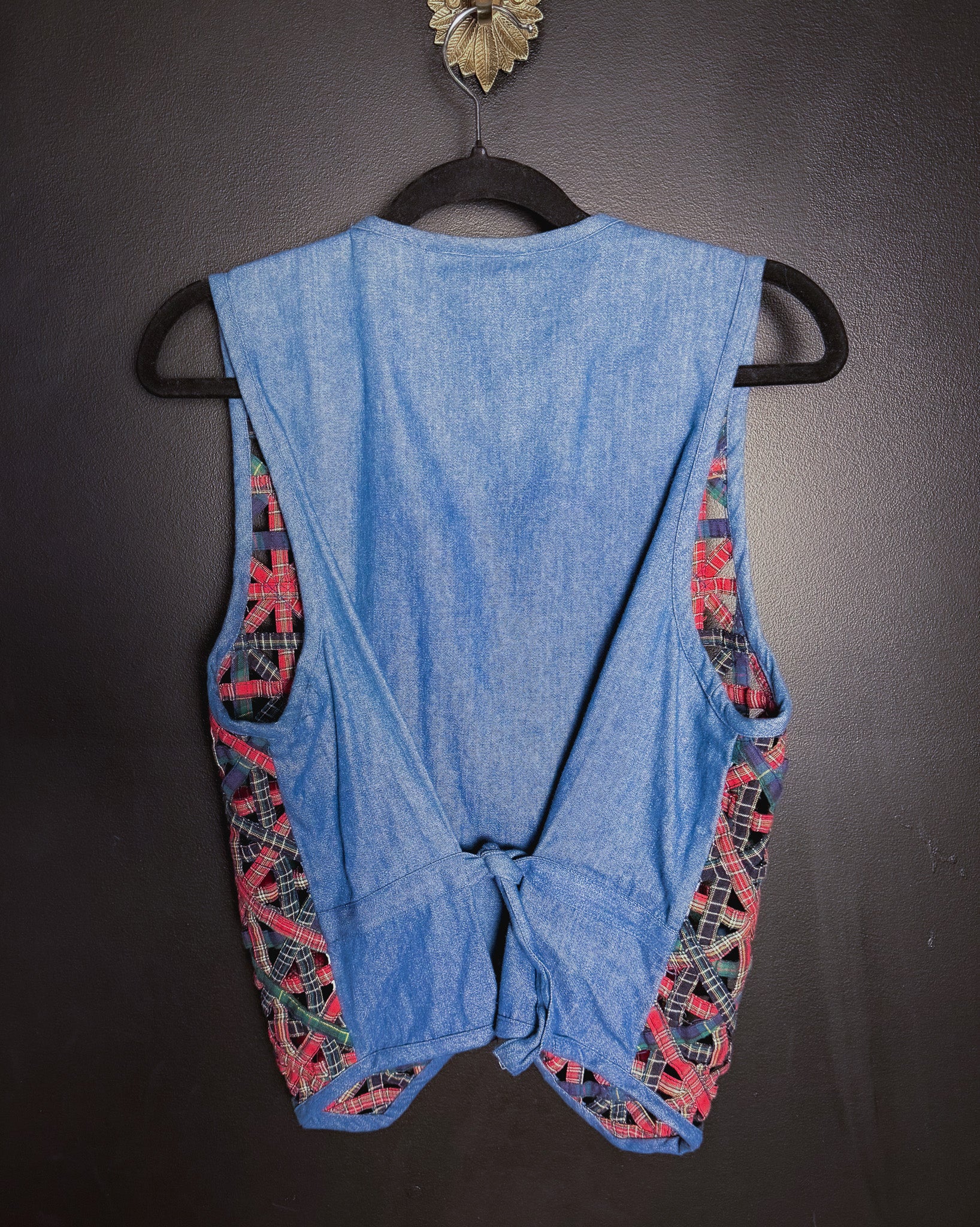Vintage Woven Denim Vest