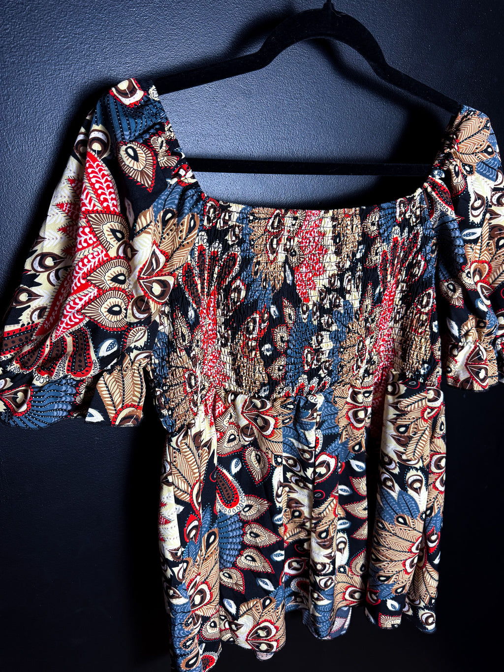 Multicolor Paisley Blouse
